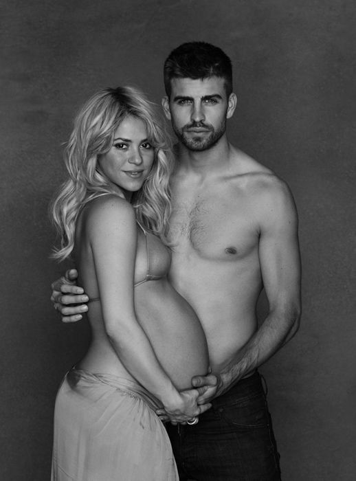 Shakira And Footballer Beau Gerard Pique Release Picture Showing Off