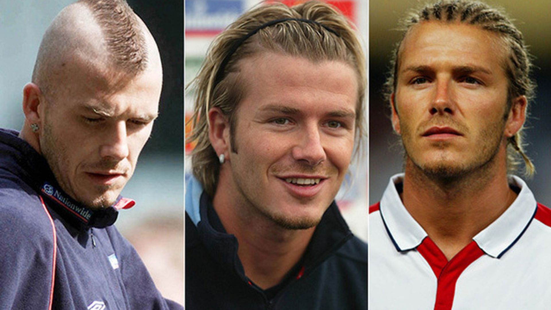 David Beckham S Most Iconic Hairstyles Cornrows Were A Bad Decision