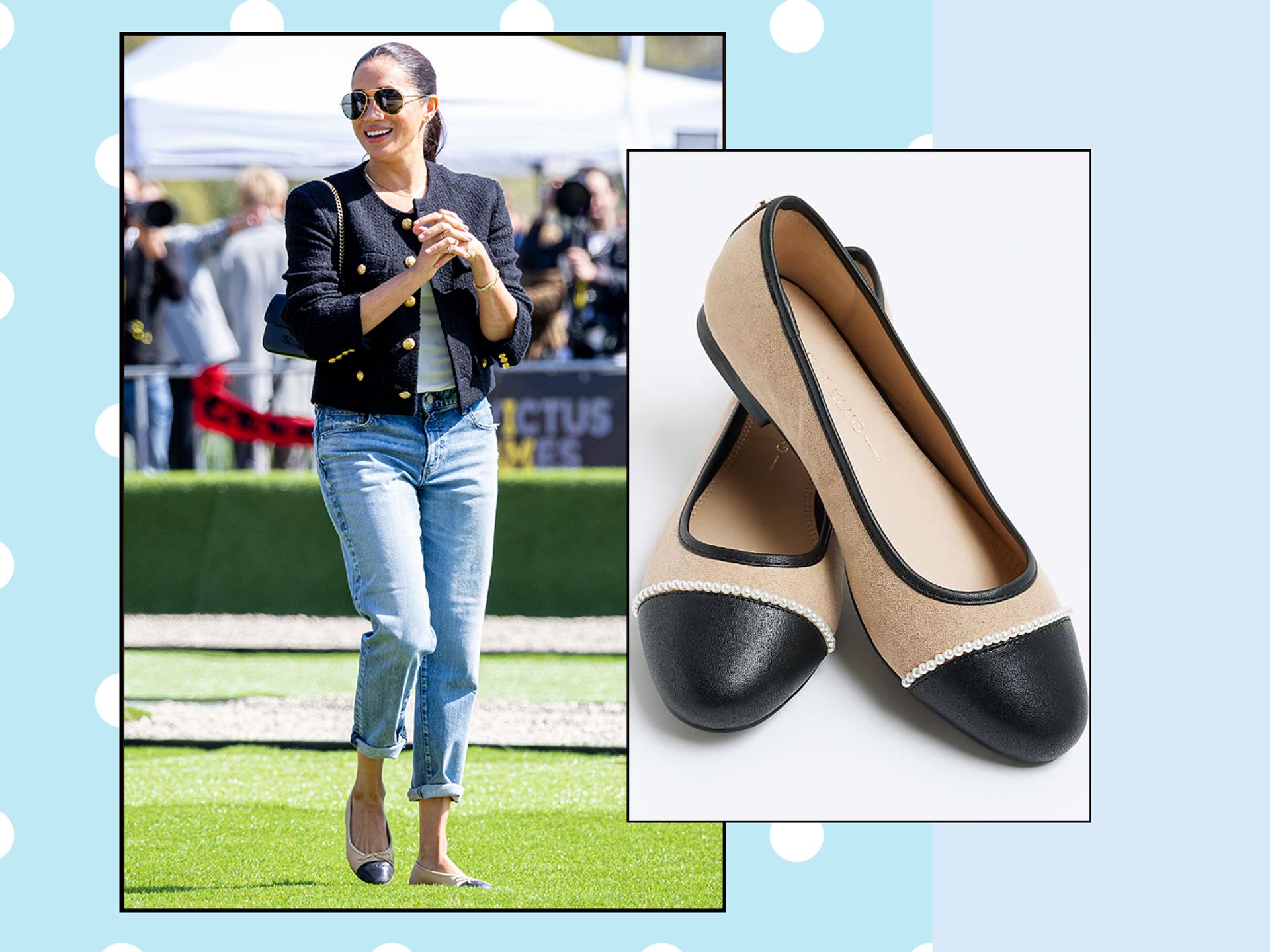Loved Meghan Markle's Chanel ballet flats? River Island just dropped the  best £25 lookalike