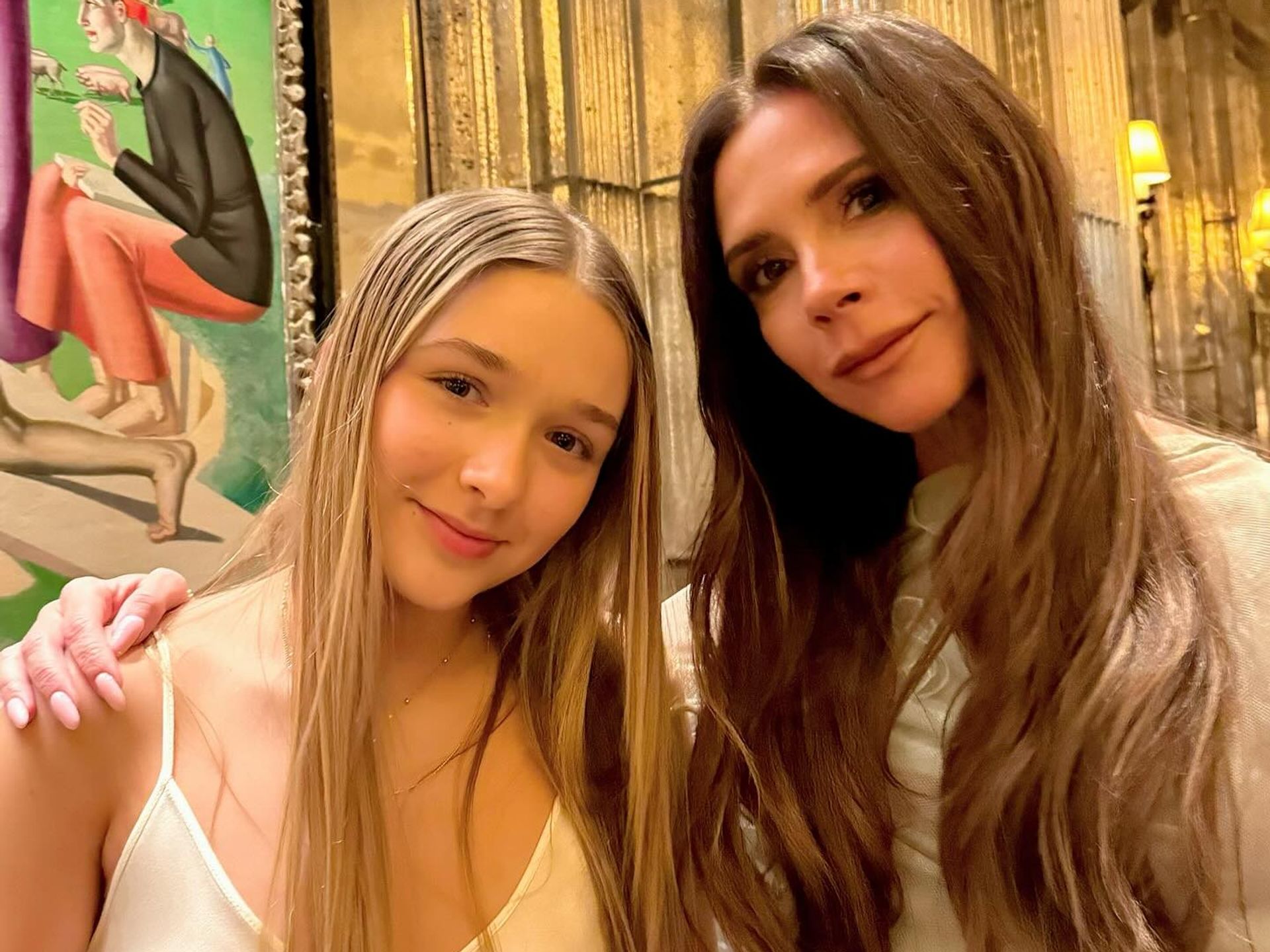 Victoria Beckham twins with daughter Harper and rarely-seen siblings |  HELLO!