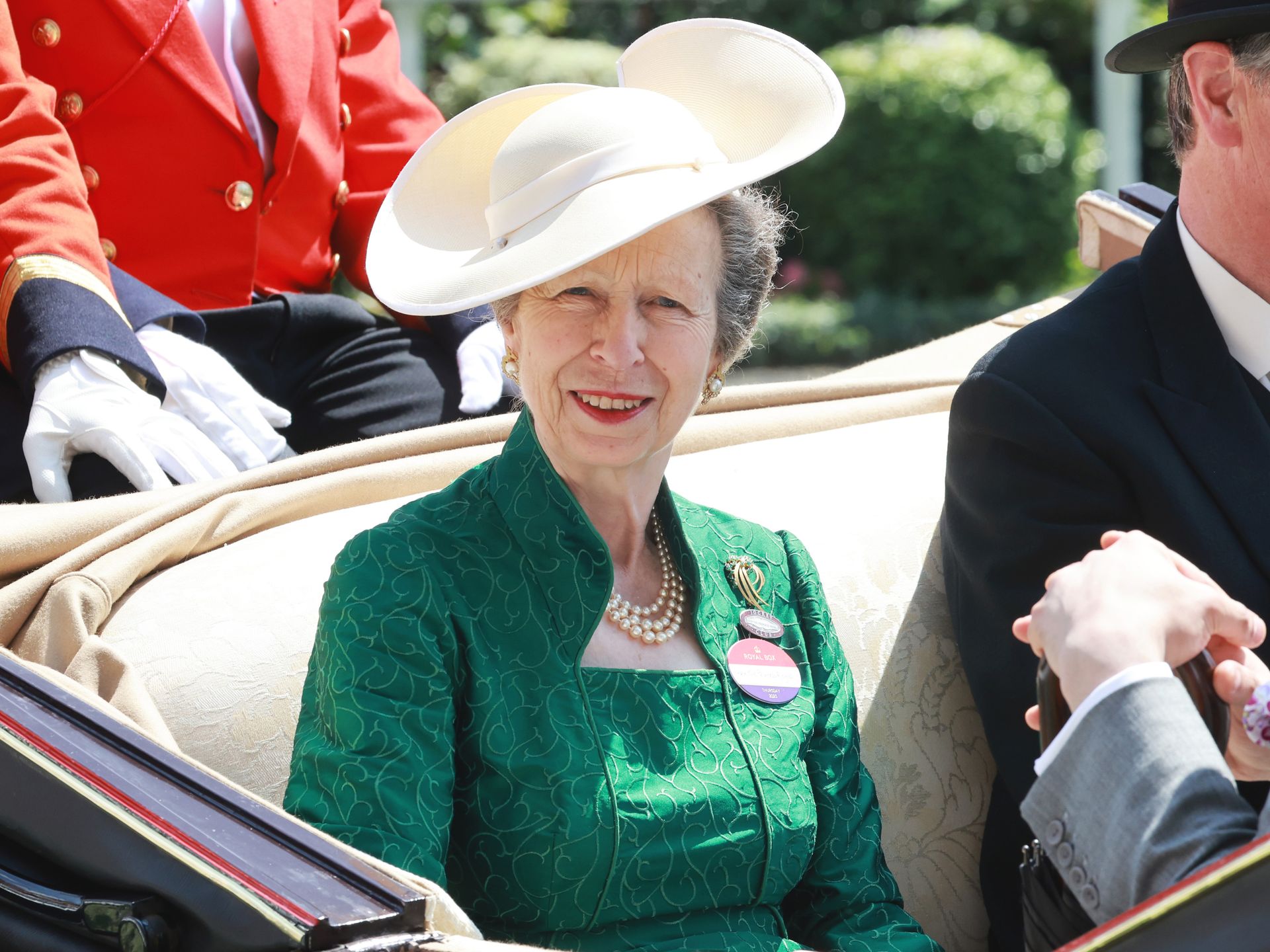 Princess Anne joins King Charles and Queen Camilla at royal garden