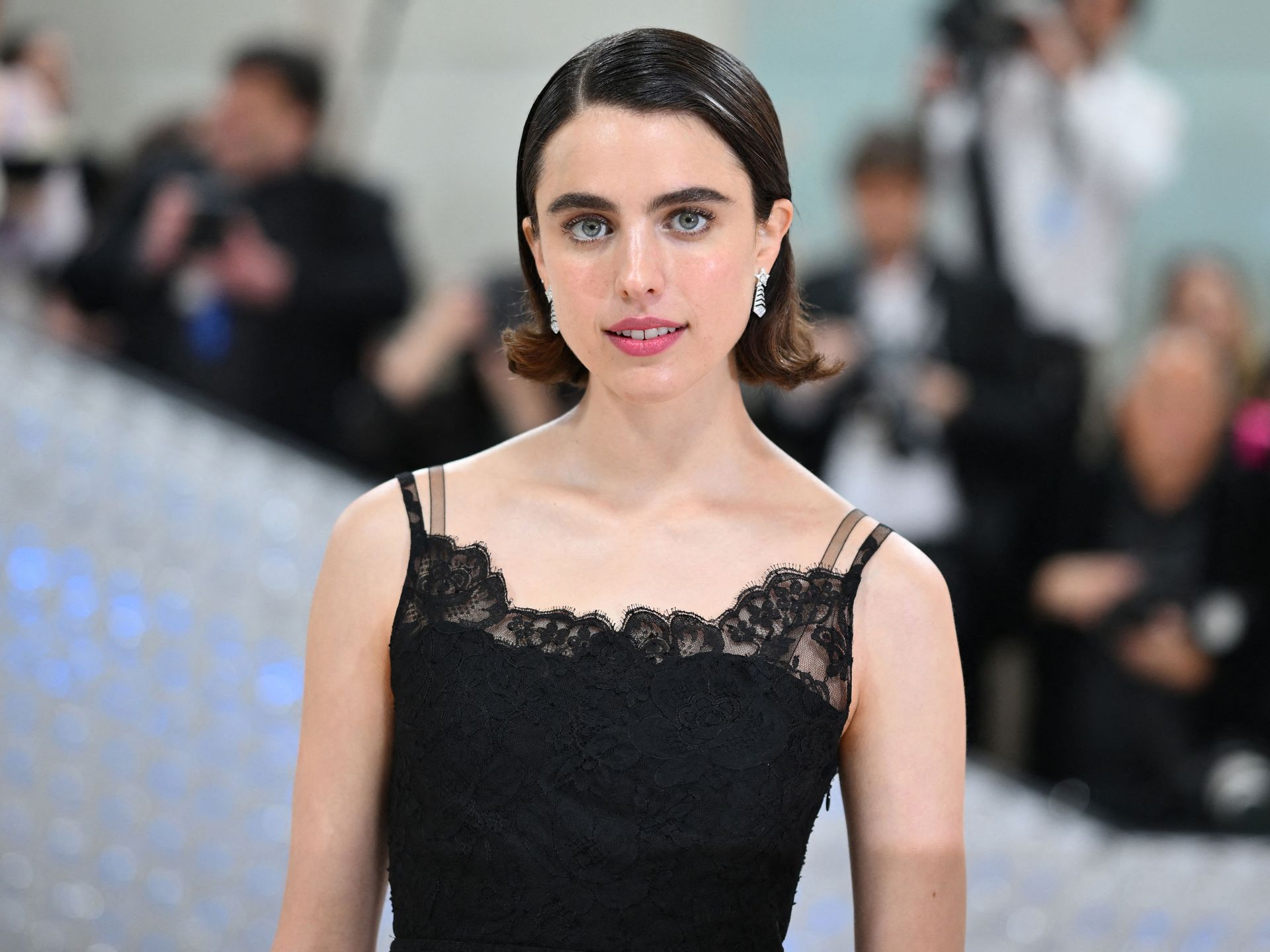 Nepo baby' Margaret Qualley shows off $100k engagement ring with