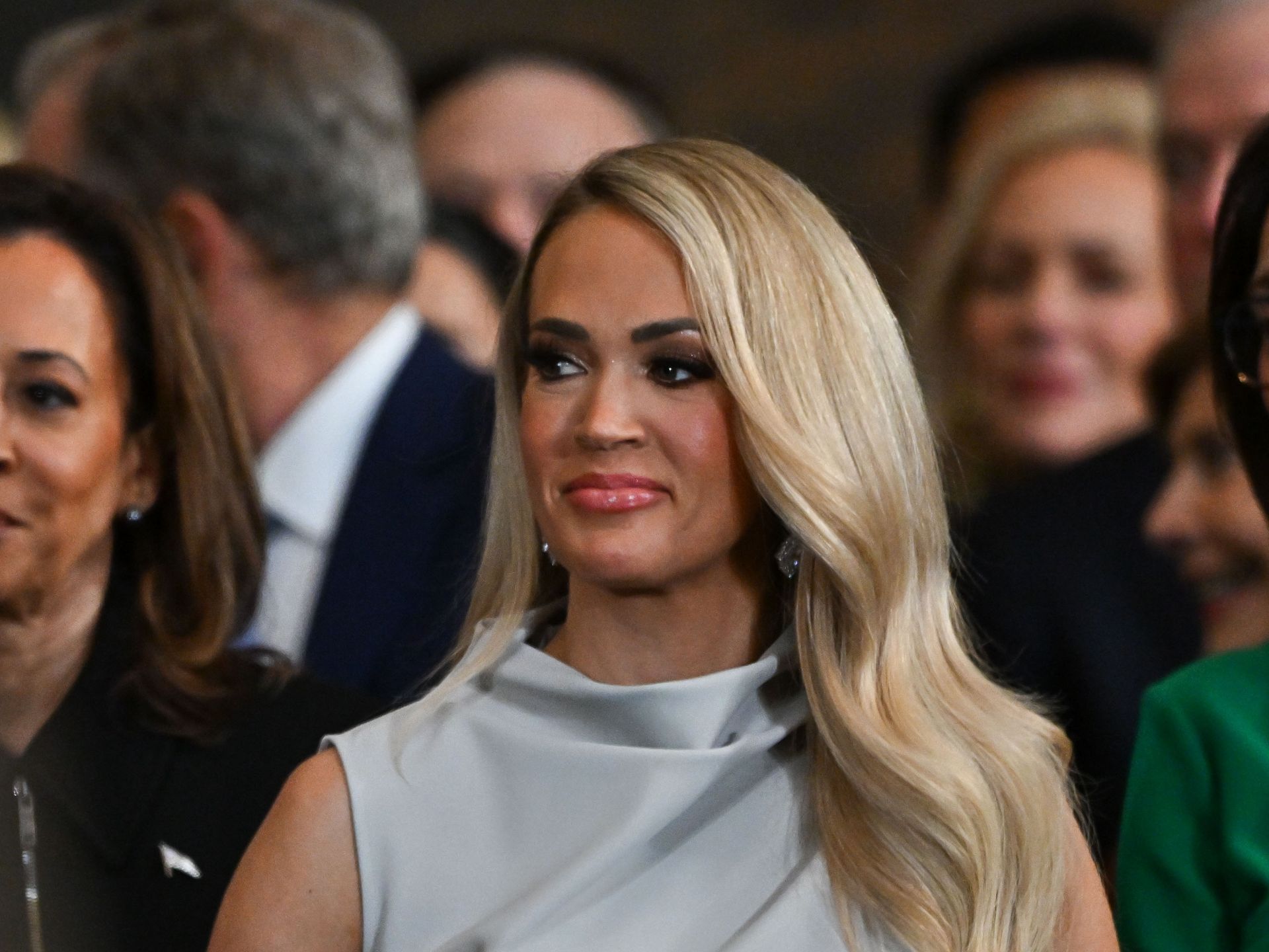What Carrie Underwood said to staff during inauguration performance blunder  | HELLO!