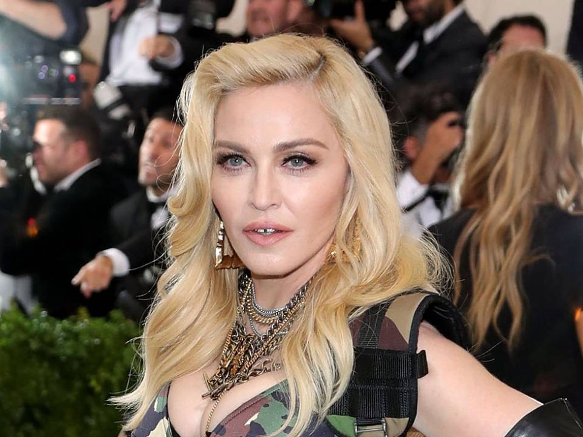 Madonna Sings In Car With Twins Stella & Estere Heading To Cabin