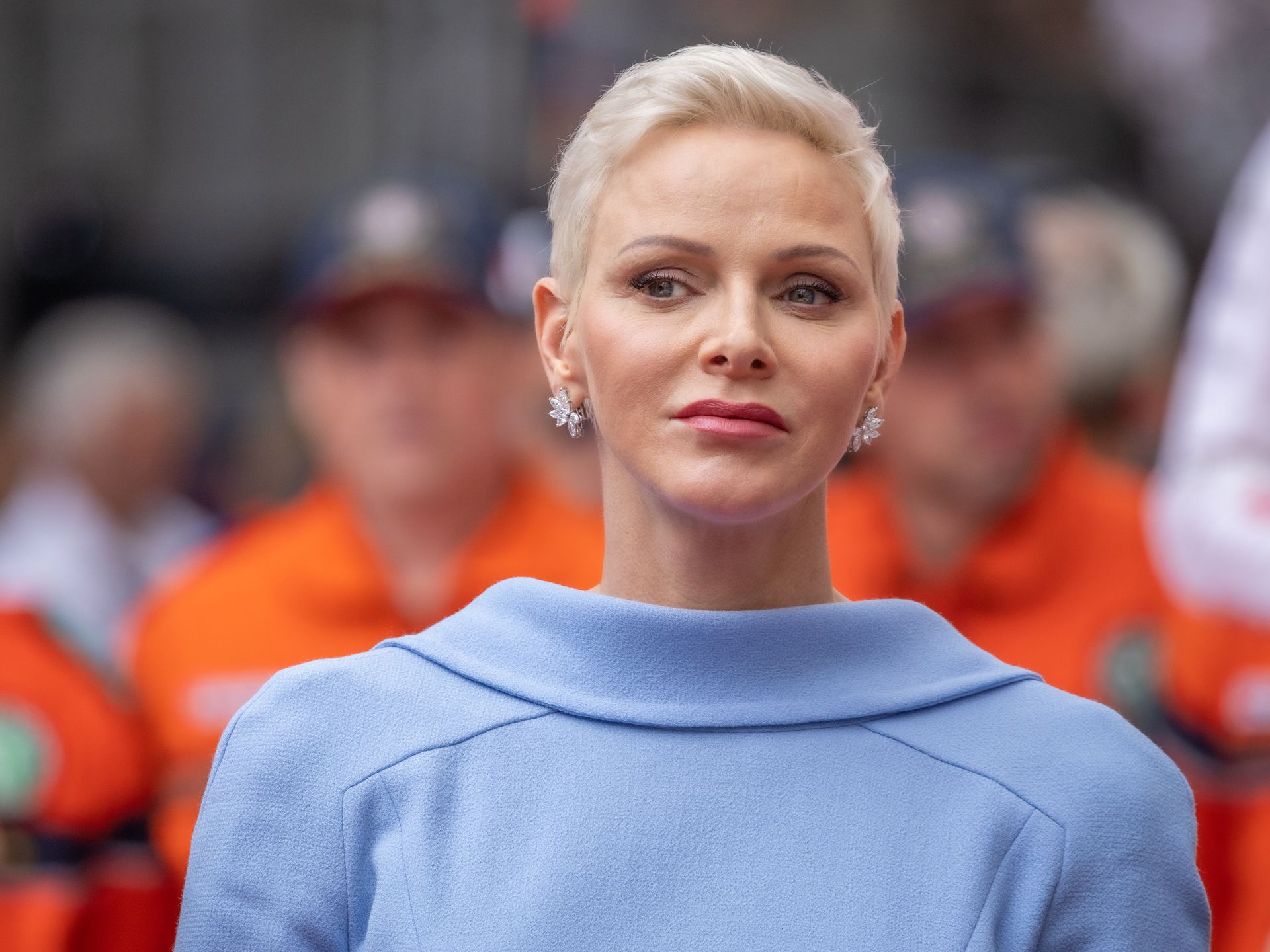 Princess Charlene of Monaco debuted dramatic hair transformation at the  Grand Prix