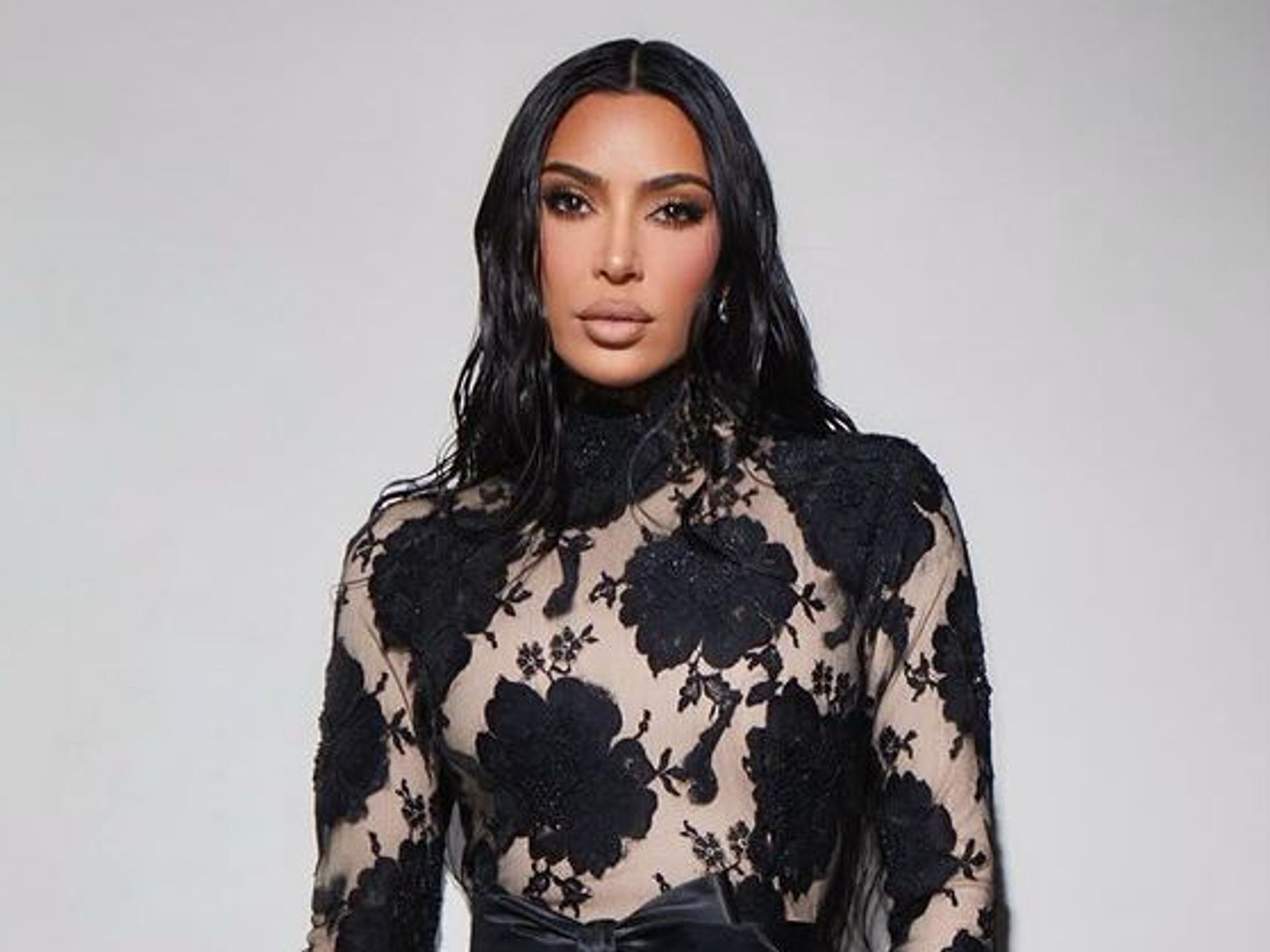 Kim Kardashian's nude tights redefine the 'no trousers' trend