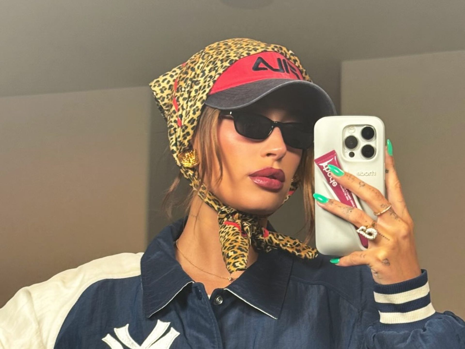 Hailey Bieber has made the headscarf and cap combo a thing again here s 10 options to shop right now HELLO