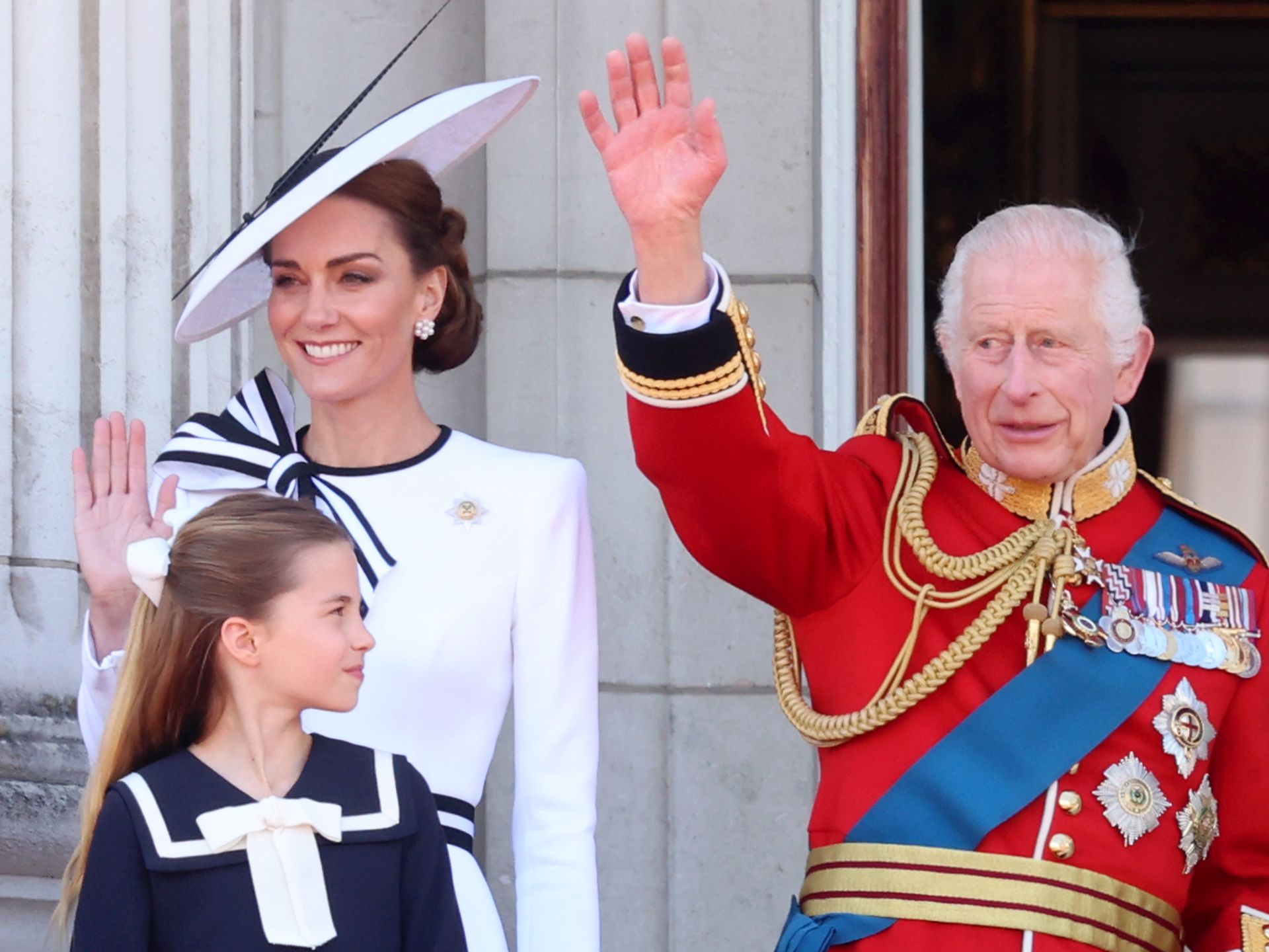 Princess Charlotte and King Charles' tender moment on balcony ...