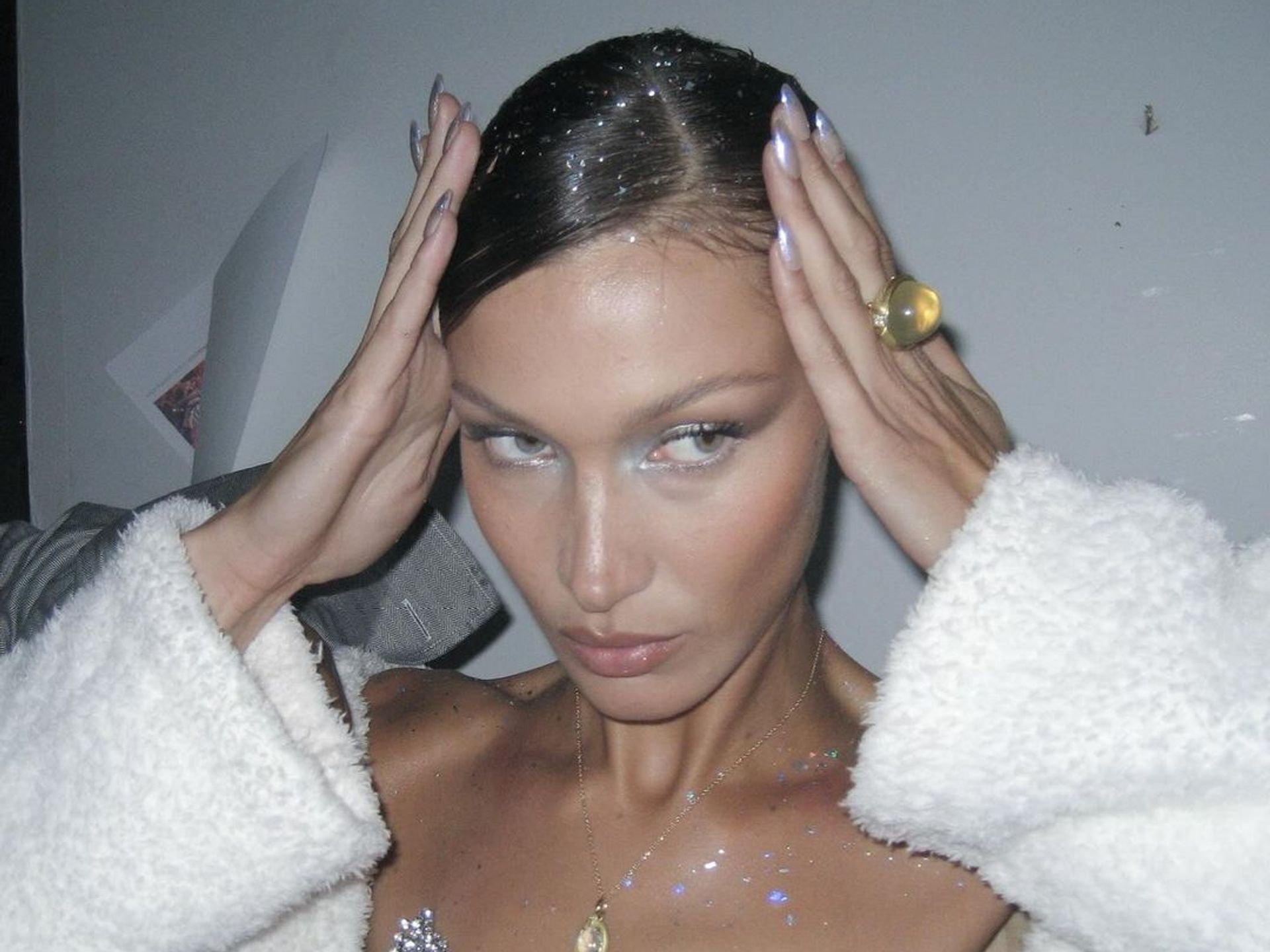 Bella Hadid teases her new beauty brand