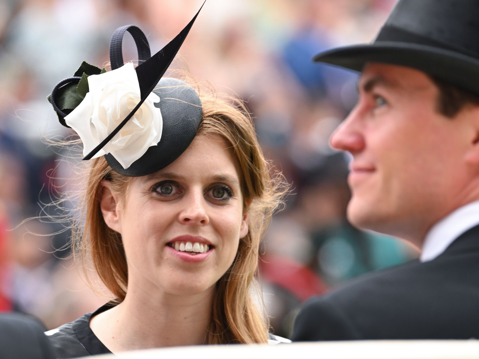 Princess Beatrice stuns in flippy skirt during sweet outing with