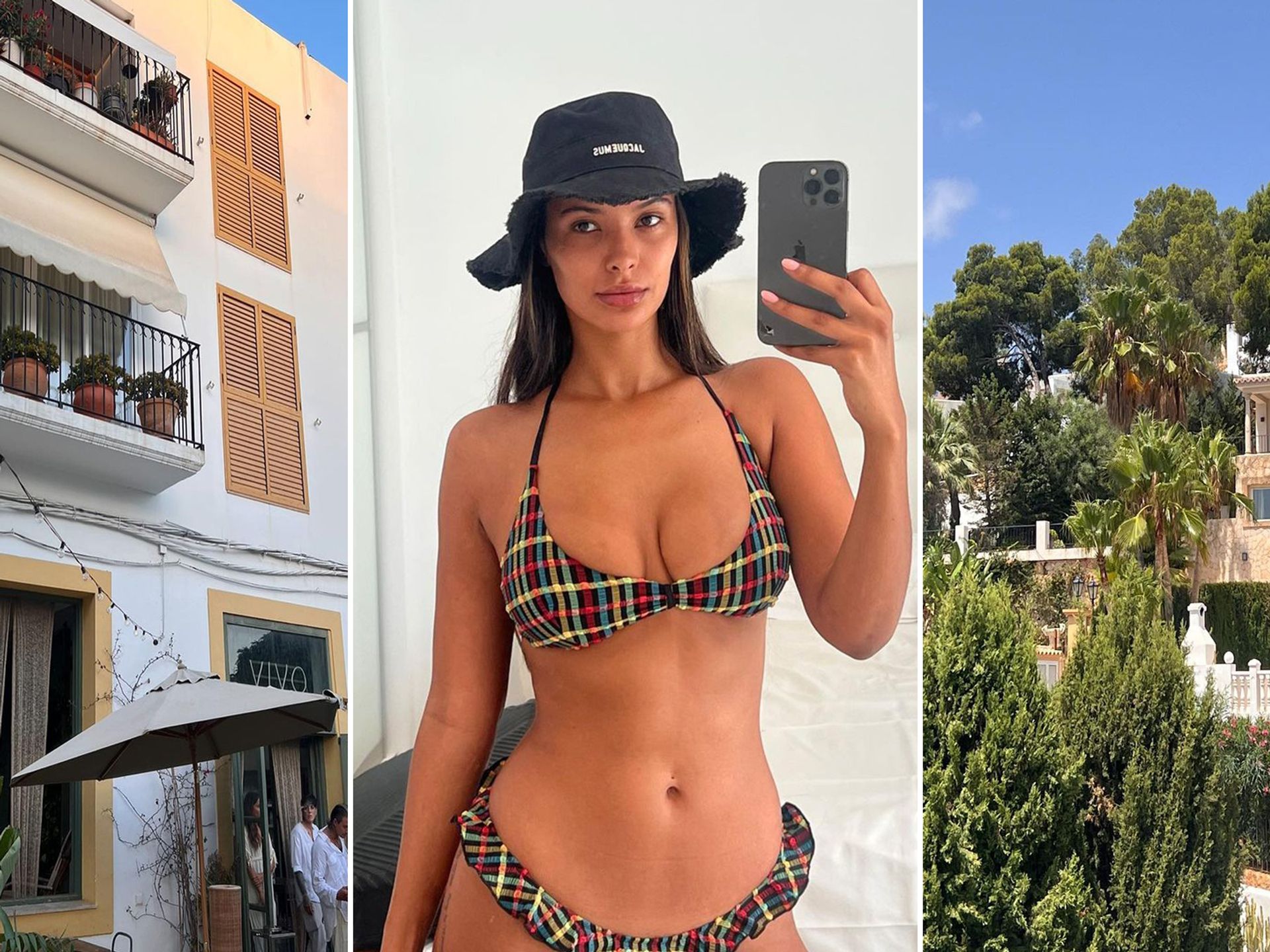 Maya Jama parties in tiny bikini on ultra-luxe Ibiza holiday