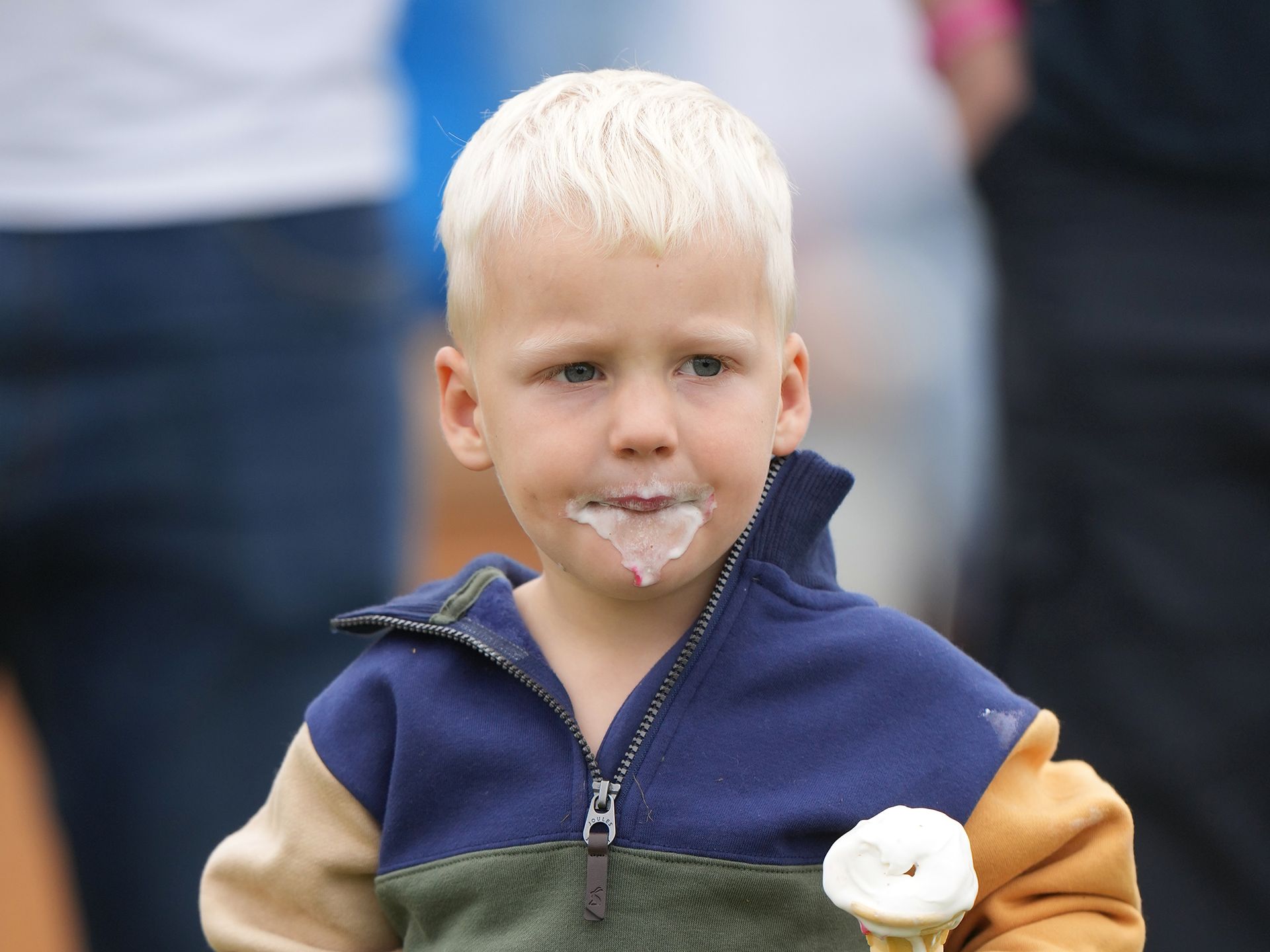 Lucas Tindall is a 'wild' child on day out with dad Mike Tindall to support mum Zara | HELLO!