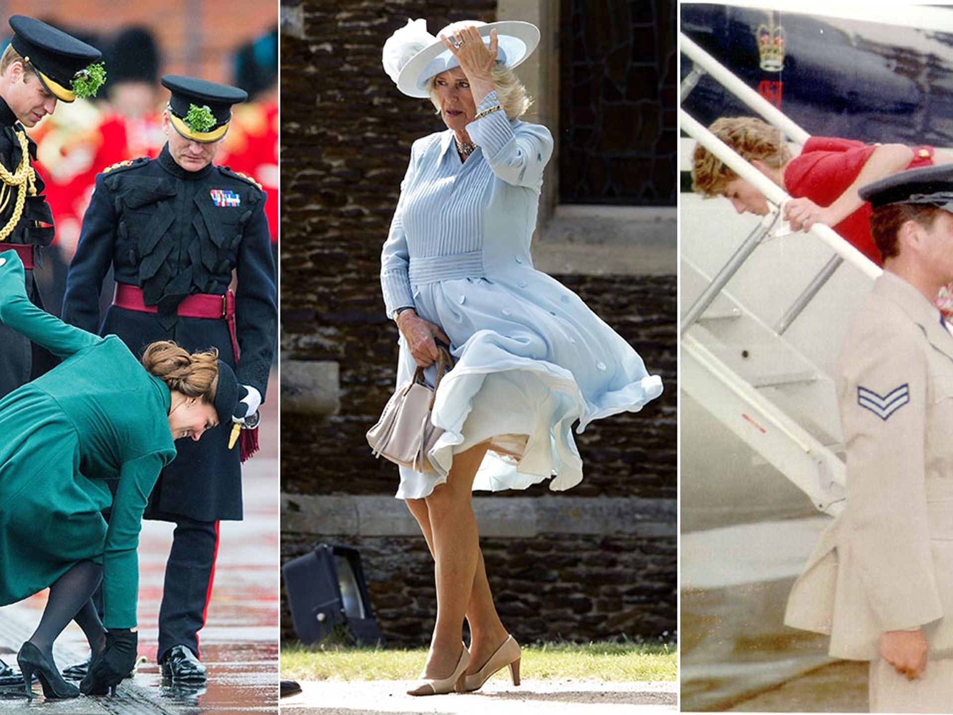 Royal mishaps in public - Queen Camilla, Kate Middleton and more