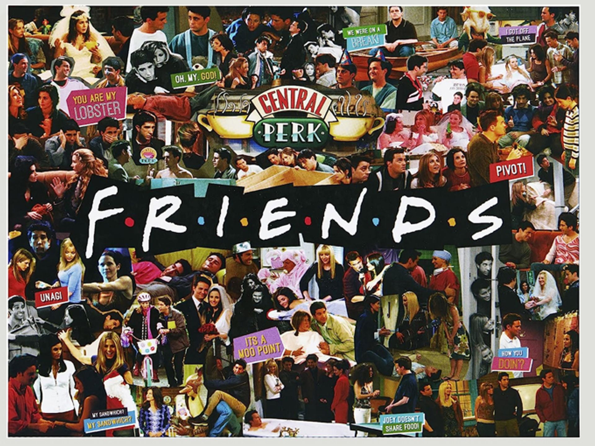 Friends TV Show Cork Coasters for Drinks HolderShow Gifts Friends