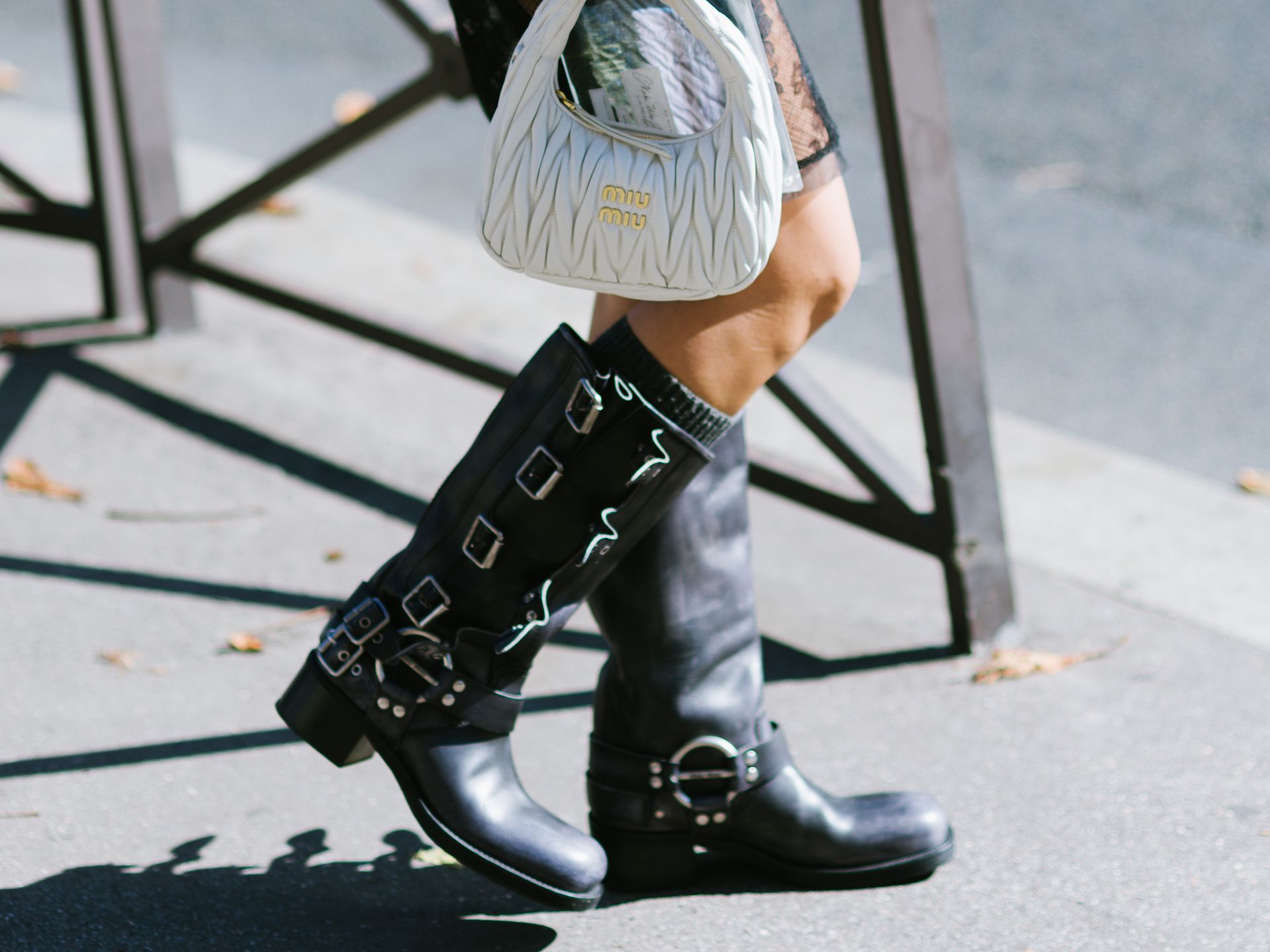 Miu Miu's Sienna biker boots are Find why are set to be the It shoes 2023 | HELLO!