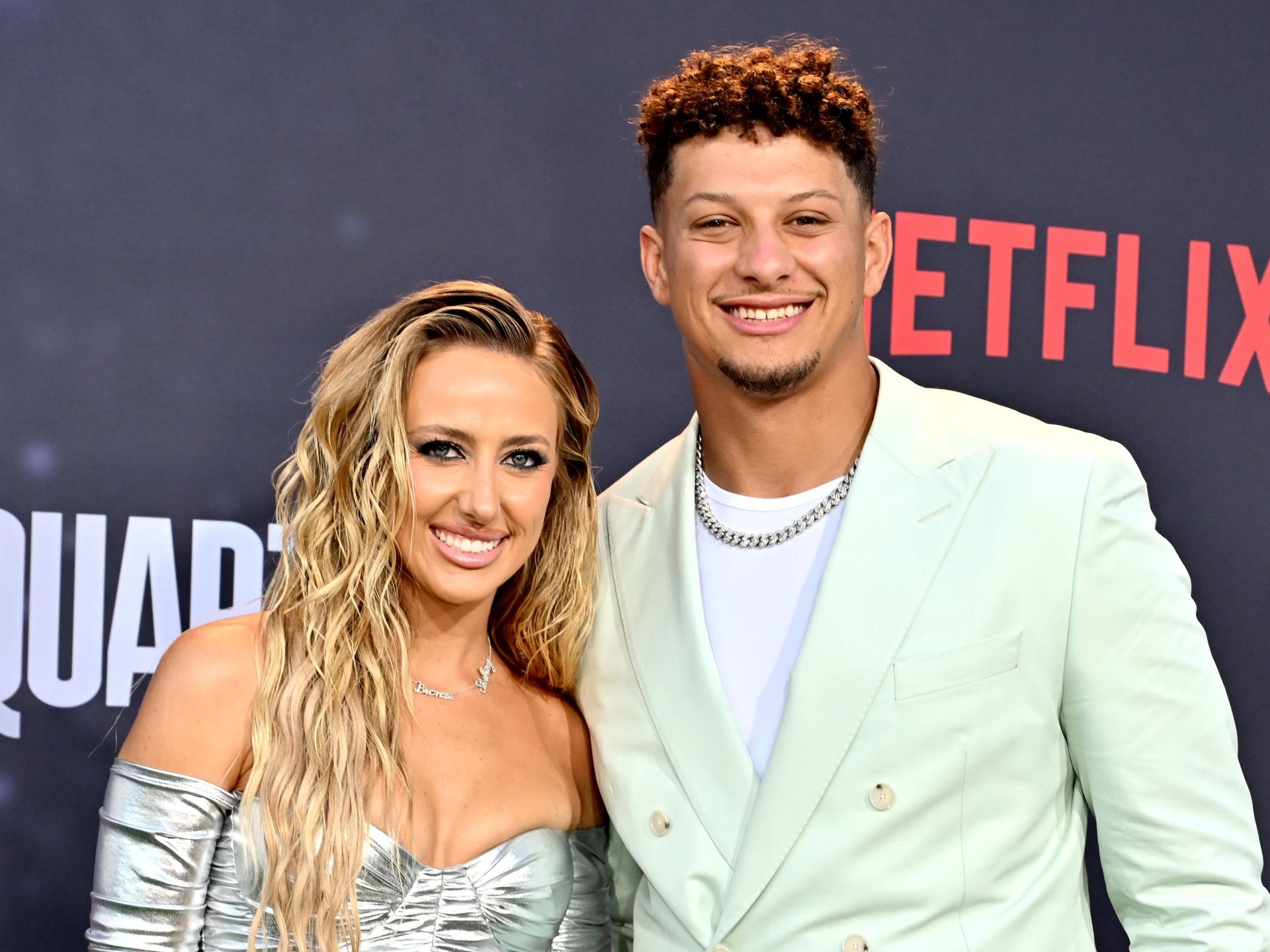 See Brittany Mahomes' Red Jumpsuit and '15' Necklace for the Super