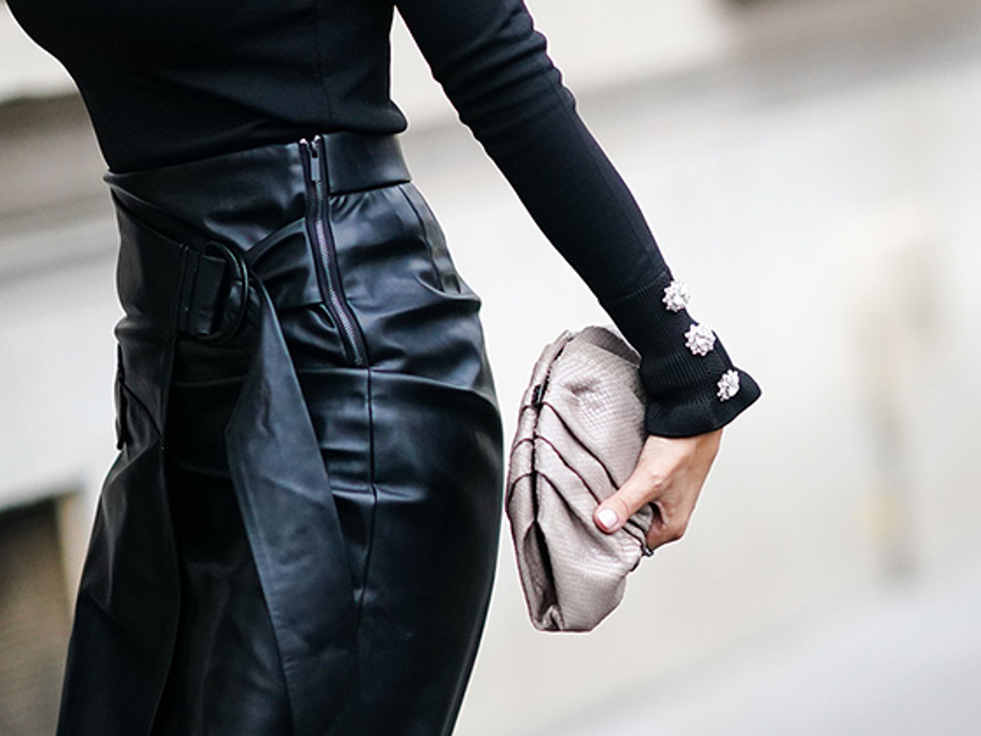 How to style a leather skirt this season