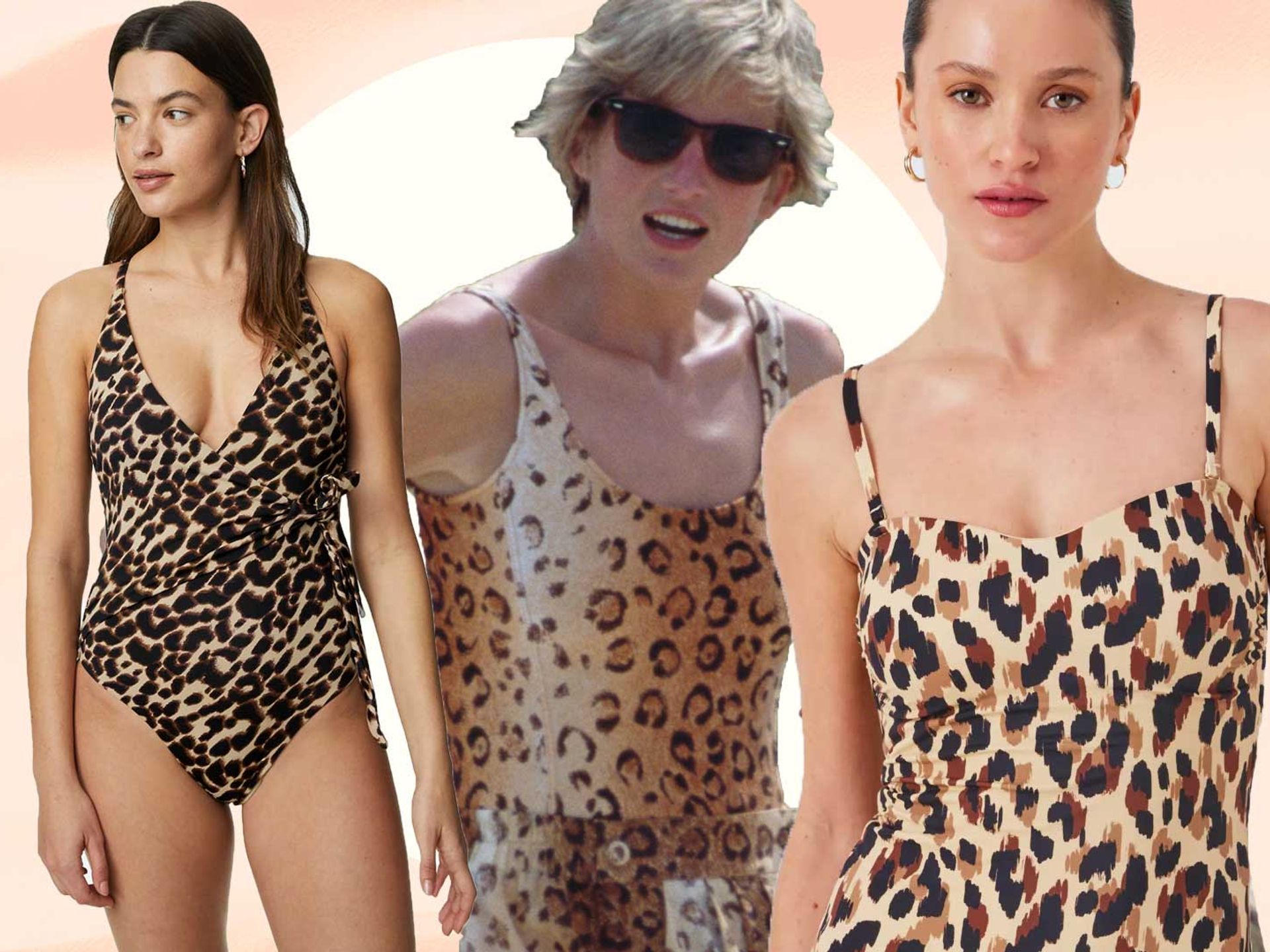 Princess Diana s leopard print swimsuit is STILL iconic 12 animal print swimsuits we love right now HELLO