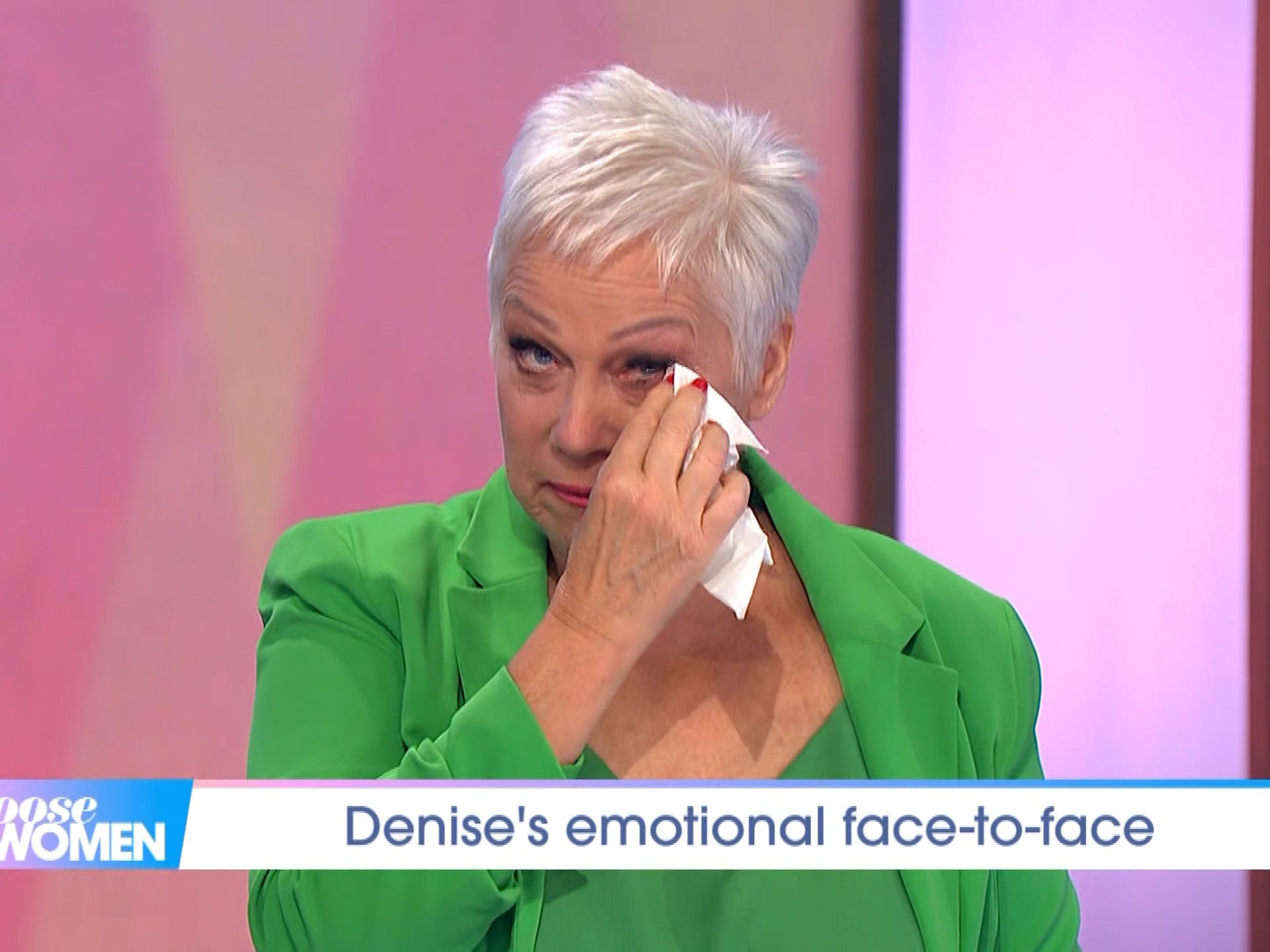 Denise Welch breaks down in tears live on Loose Women while recalling personal ordeal | HELLO!