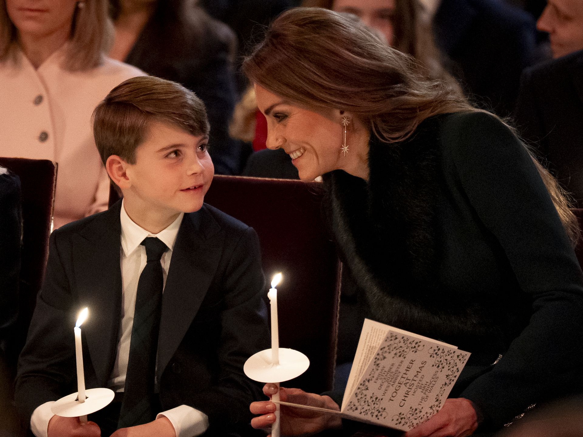 Prince Louis is on his best behaviour during carol concert – under Kate Middleton's watchful eye | HELLO!
