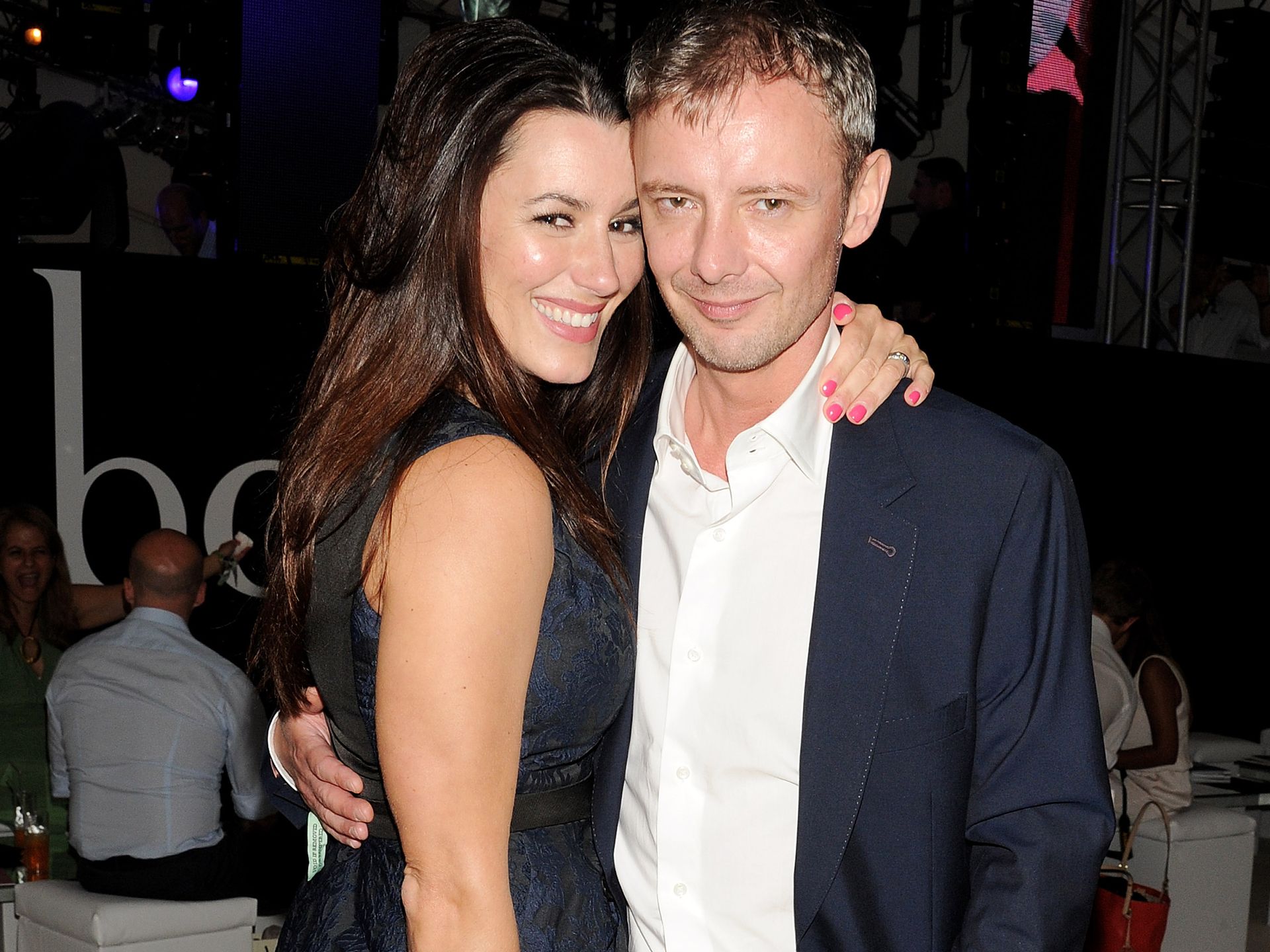 Grace star John Simm's wife Kate's corset wedding dress belongs in a Disney  movie | HELLO!