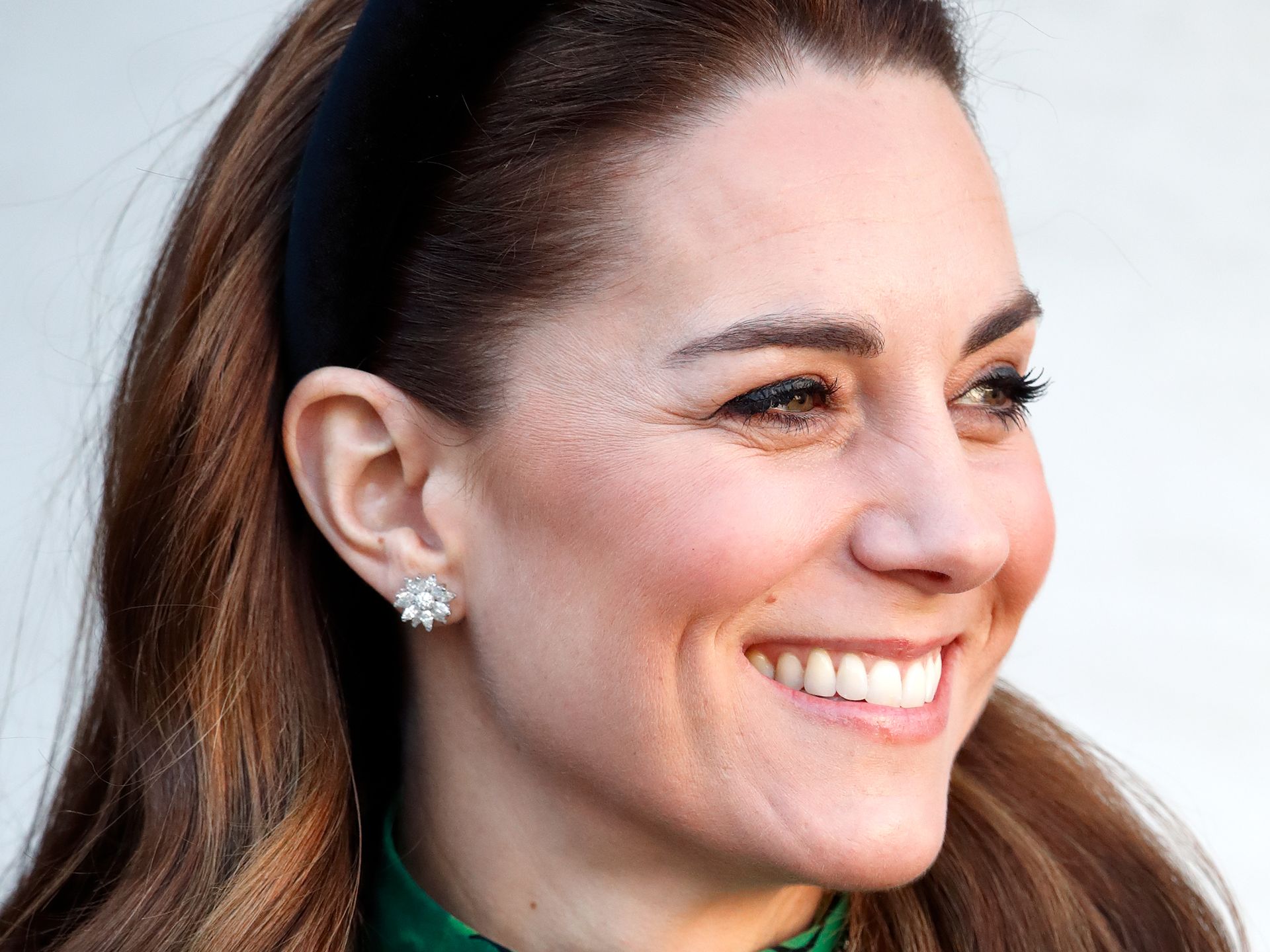 KIKI Grace White Topaz Stud Earrings  Kate Middleton Earrings  Kates  Closet