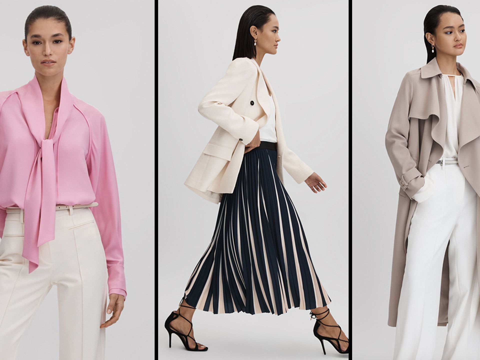 【海外限定】REISSスカート☆Haisley high-waisted tailored str REISS Haisley Pencil Skirt | Bloomingdale's