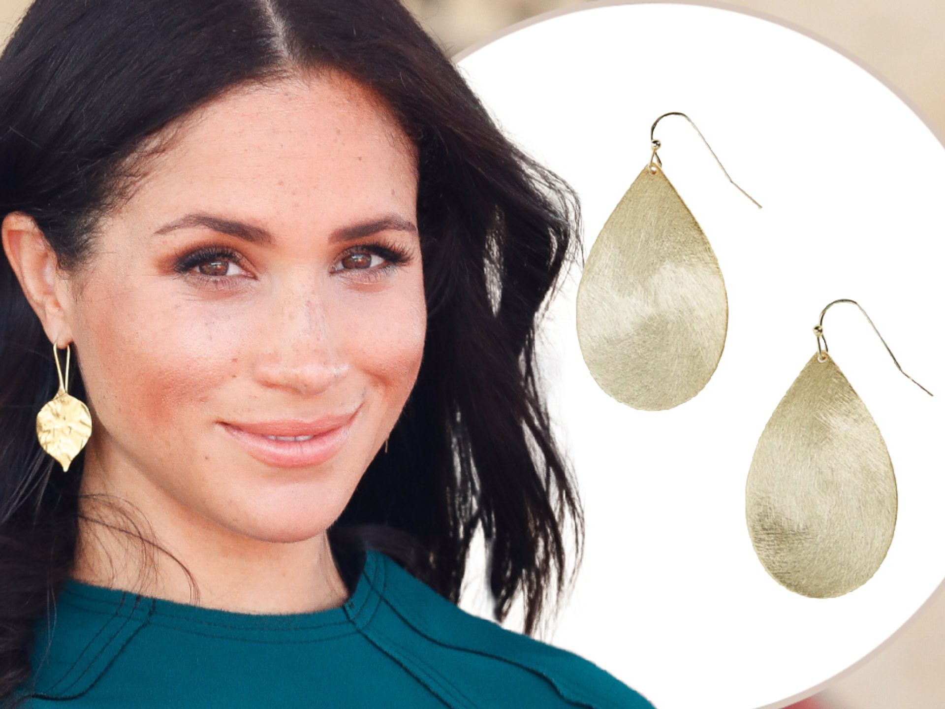 Meghan Markle Just Wore a Chic Pair of $22 Hoop Earrings From