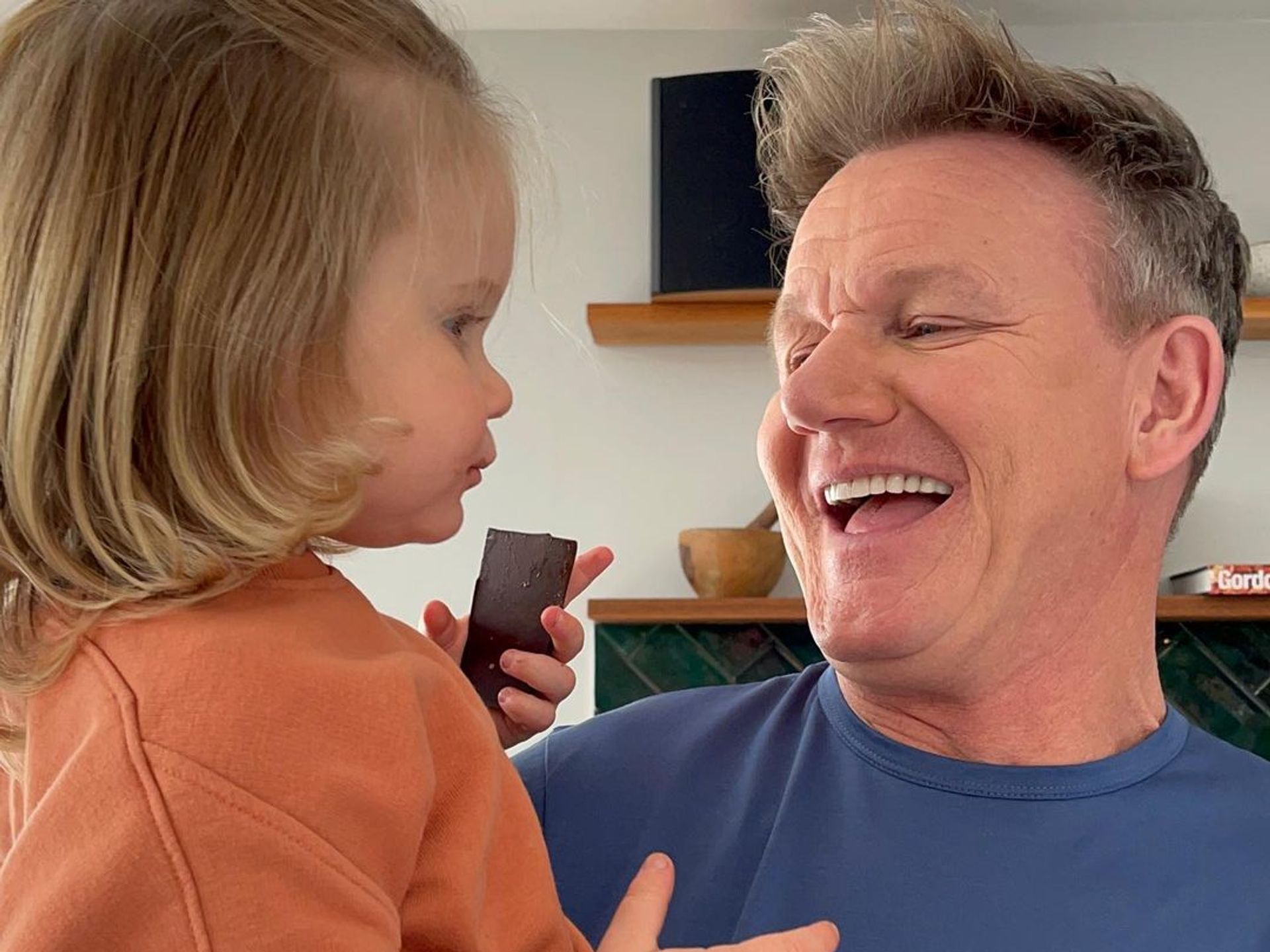 Gordon Ramsay's adorable son Oscar looks just like dad on weekend