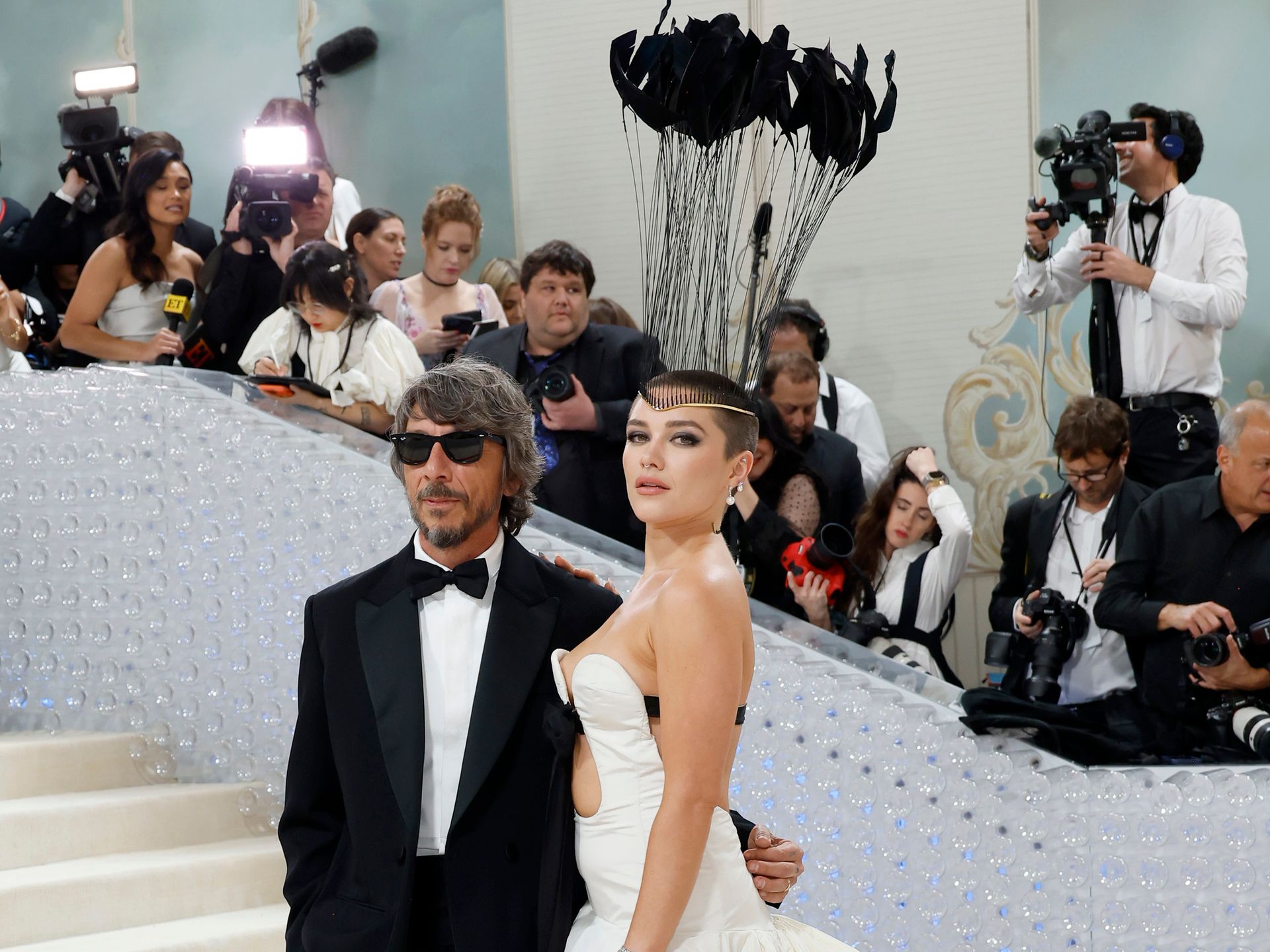 Florence Pugh Debuts Shaved Head at the Met Gala 2023 — See Photos