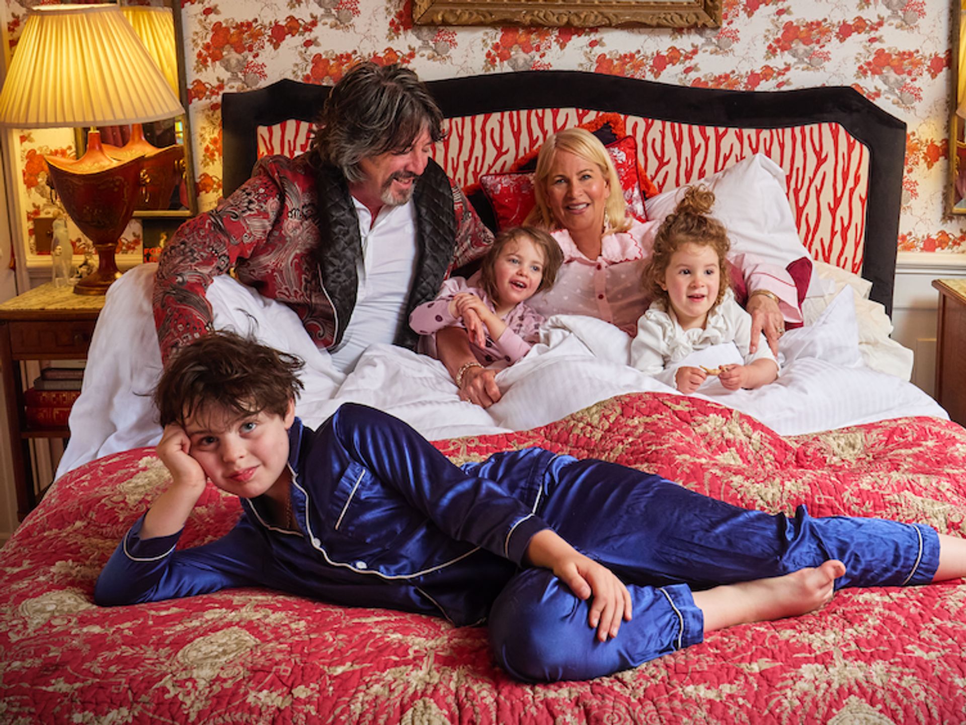 Laurence Llewelyn-Bowen's colour-clash manor house with nine ...