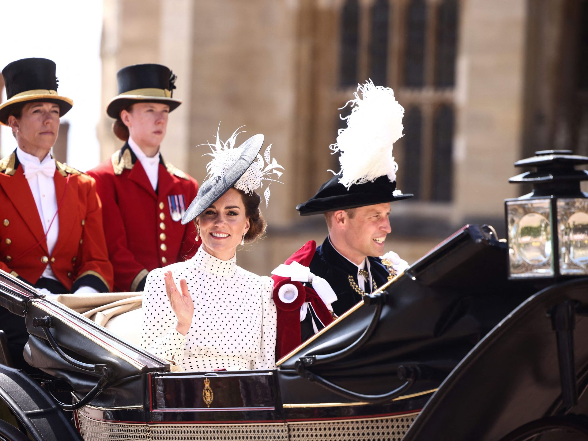 The Royal Family on X: This afternoon the Garter Day procession