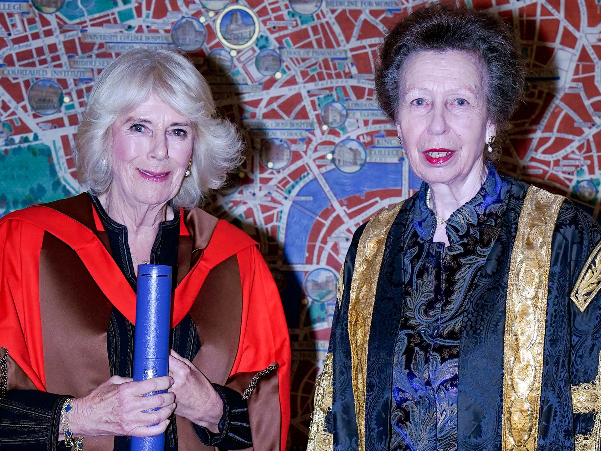 Princess Anne presents sister-in-law Queen Camilla with special honour in  rare joint engagement | HELLO!
