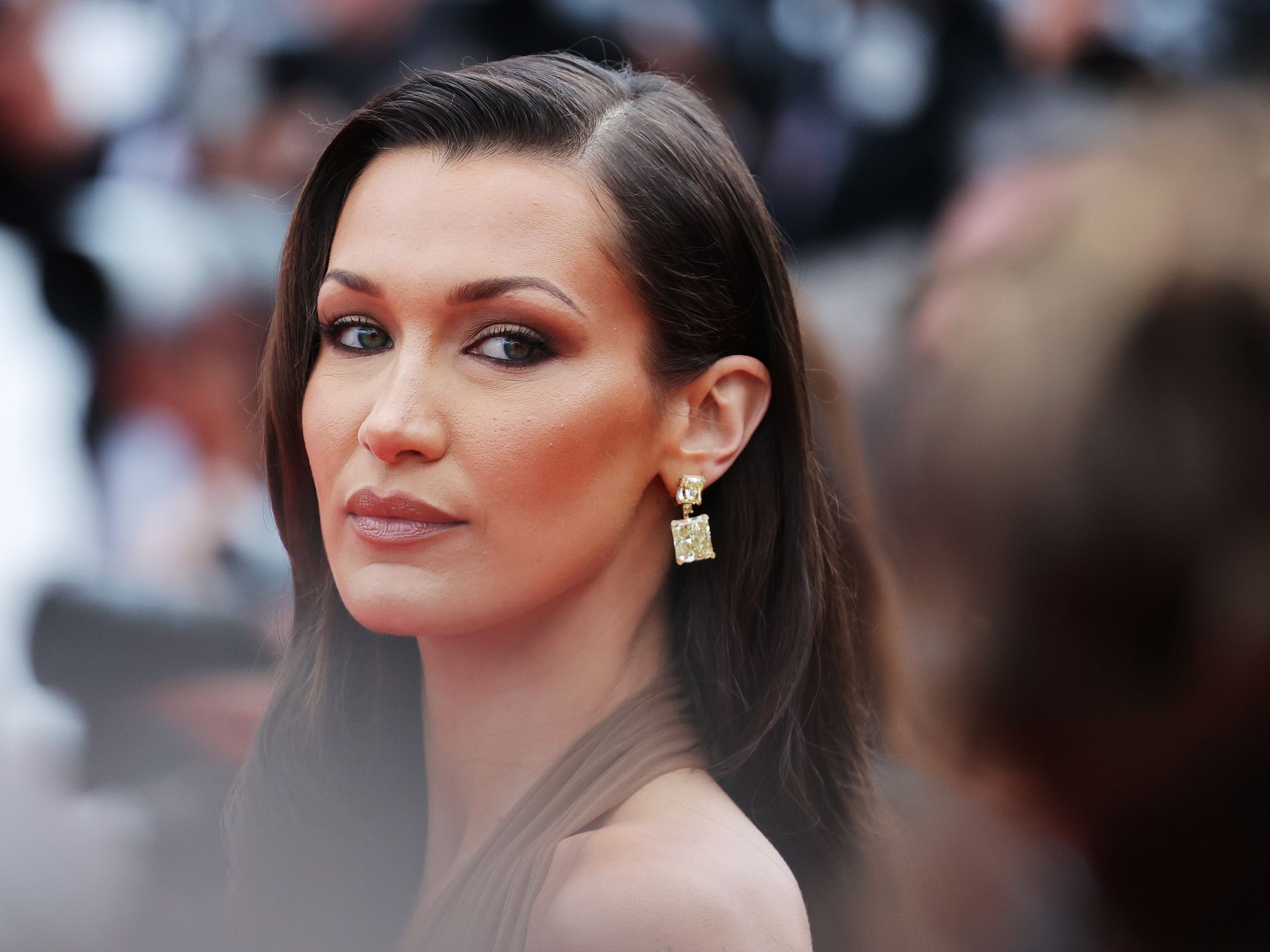 Bella Hadid just revamped the naked dressing trend on the Cannes red carpet  | HELLO!