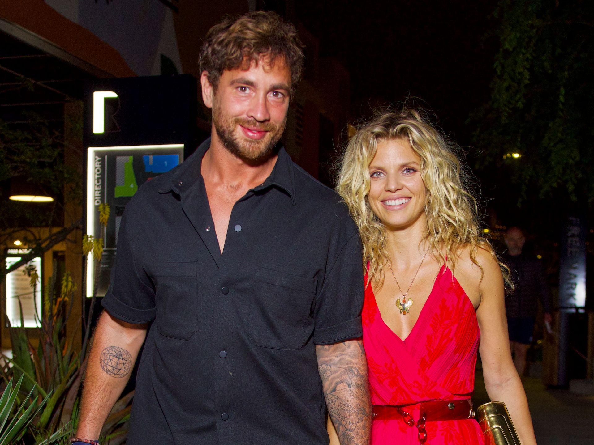 AnnaLynne McCord turns up the heat in plunging jumpsuit for LA date night  with Danny Cipriani | HELLO!