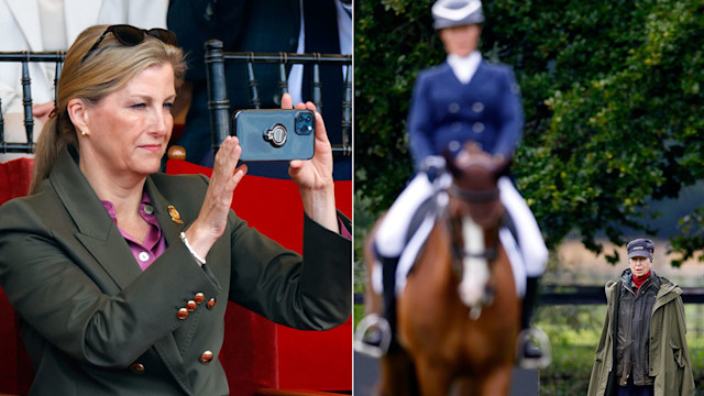 A split image of Sophie Wessex and Princess Anne 