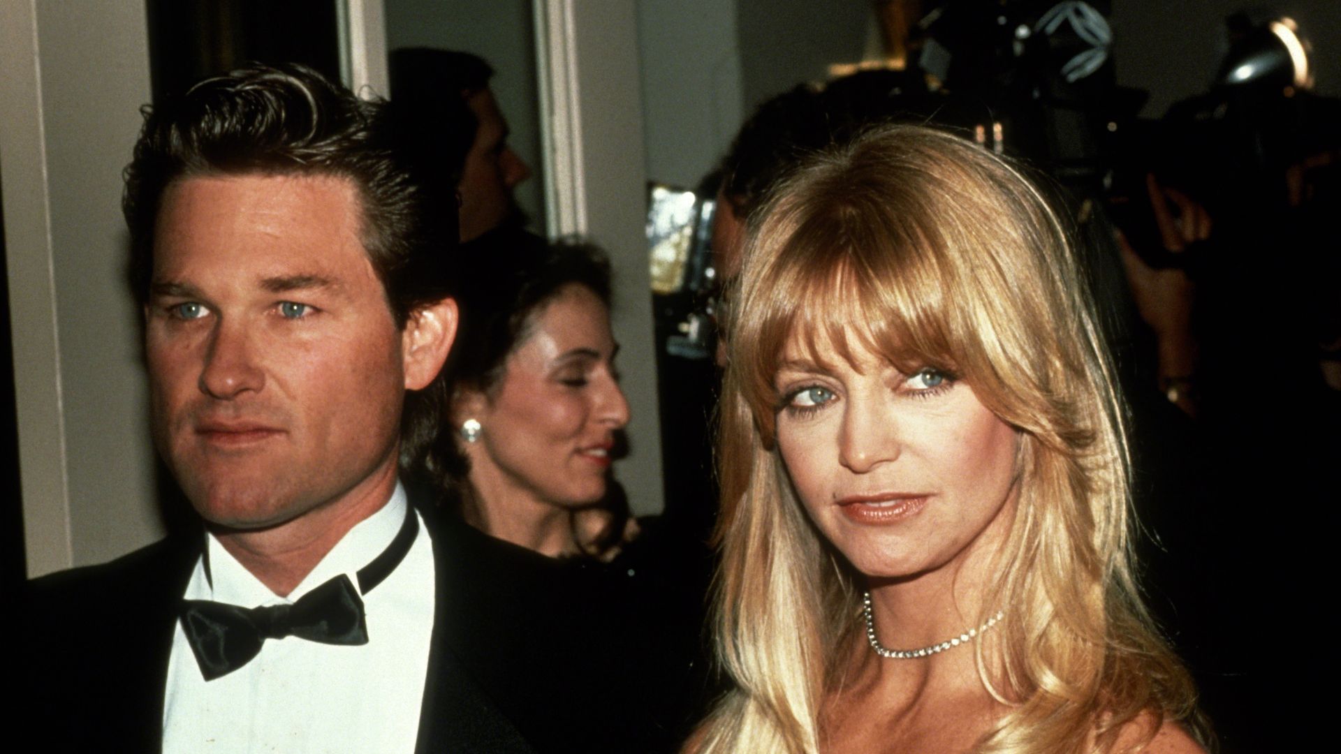 Kurt Russell and Goldie Hawn circa 1990 in New York City