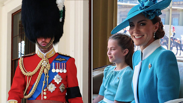 Prince William, Princess Kate and their children behind the scenes at Trooping the Colour