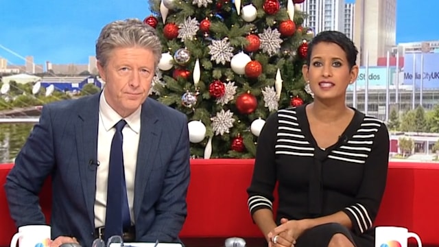 Charlie Stayt and Naga Munchetty on BBC Breakfast