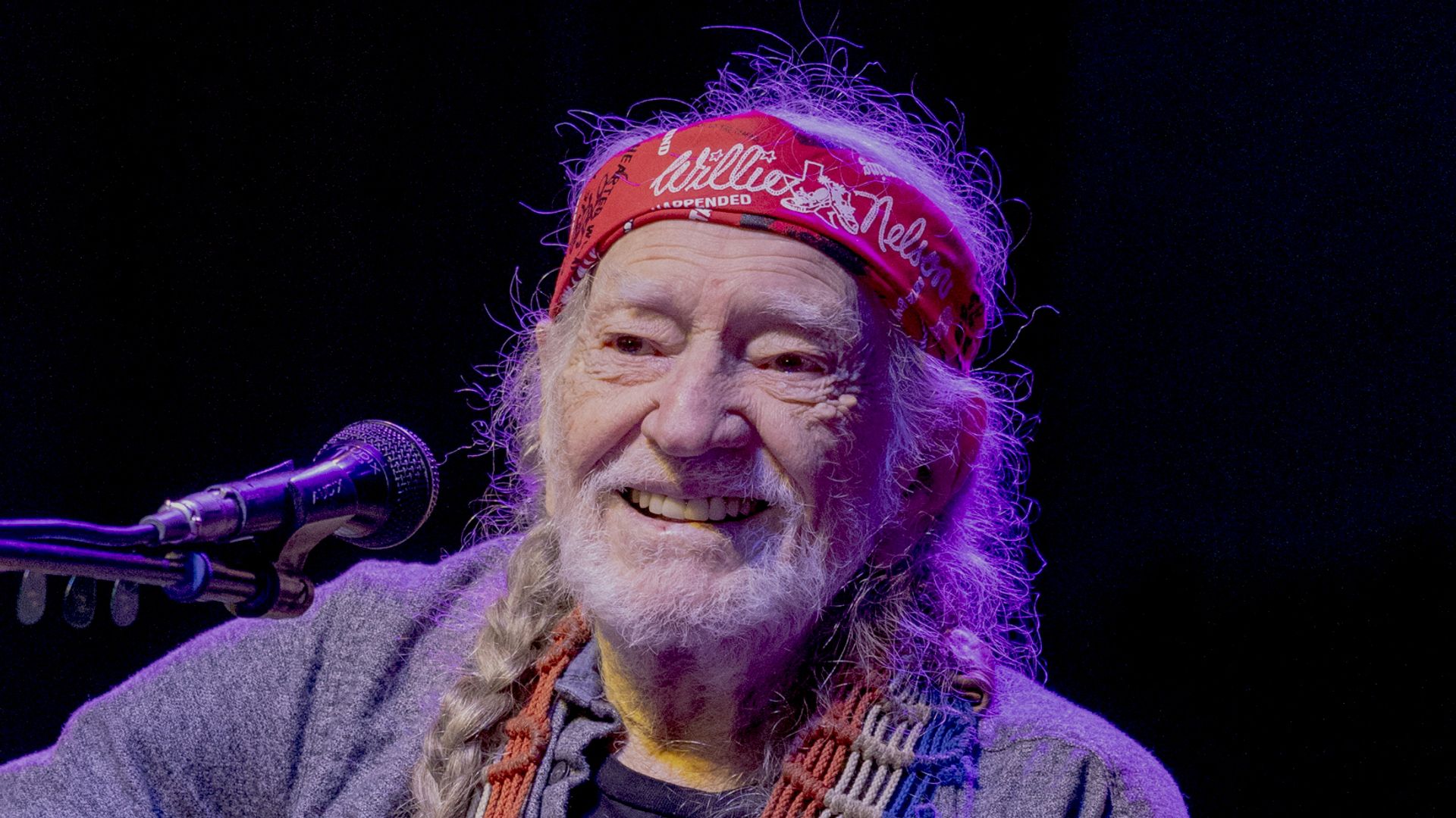 Willie Nelson performs in concert at Pinewood Performing Arts on May 15, 2024 in Lincoln, Nebraska. (Photo by Gary Miller/Getty Images for Shock Inc)