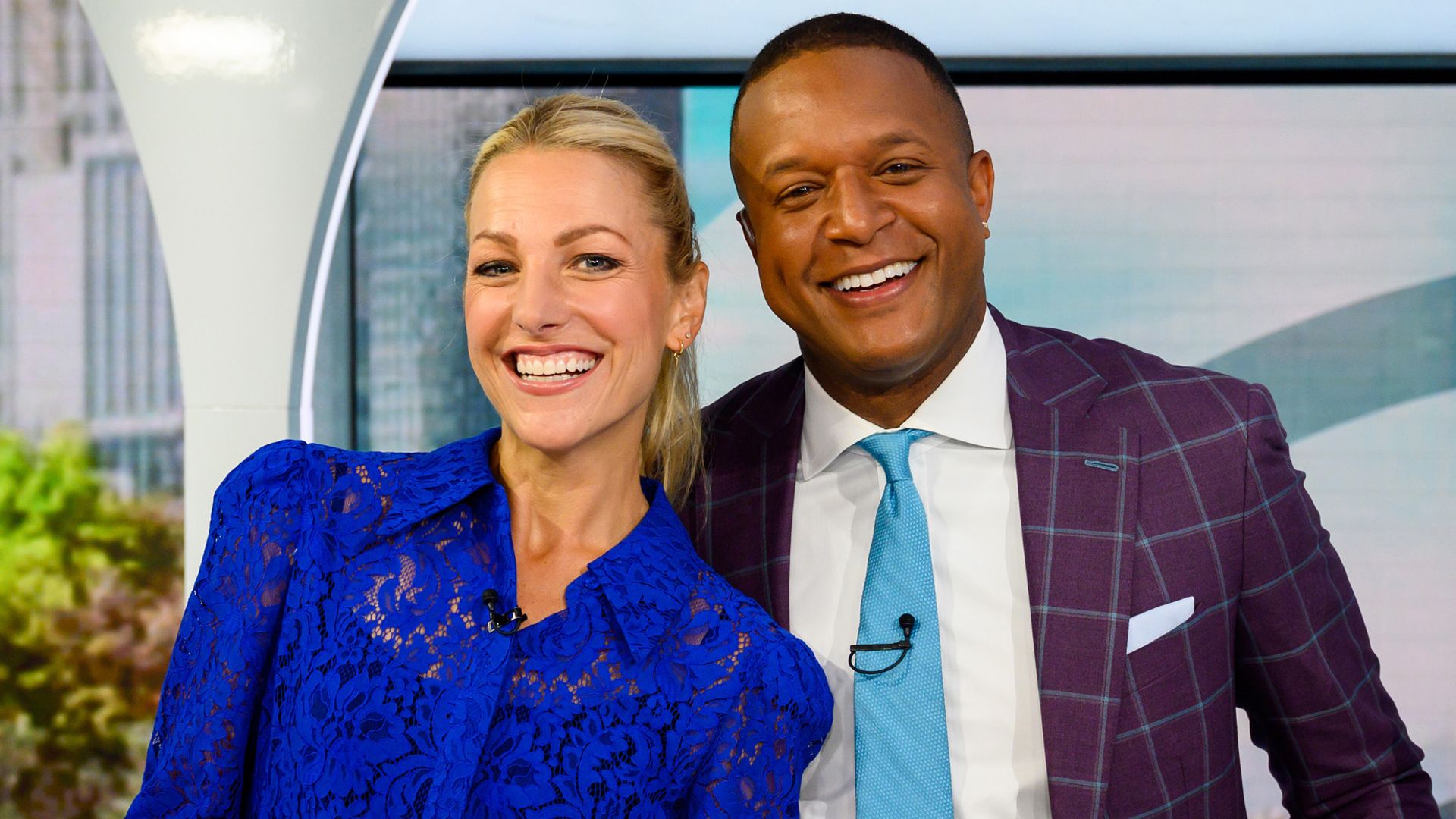 Craig Melvin and wife Lindsay Czarniak