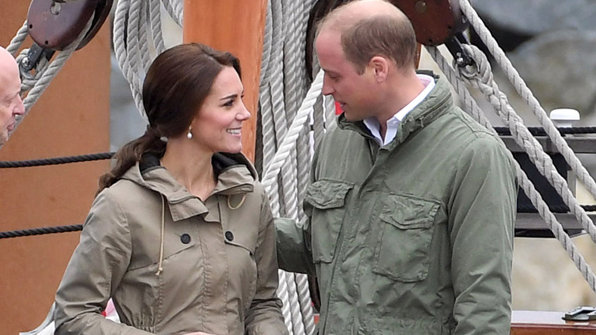 kate middleton prince william looking loved up