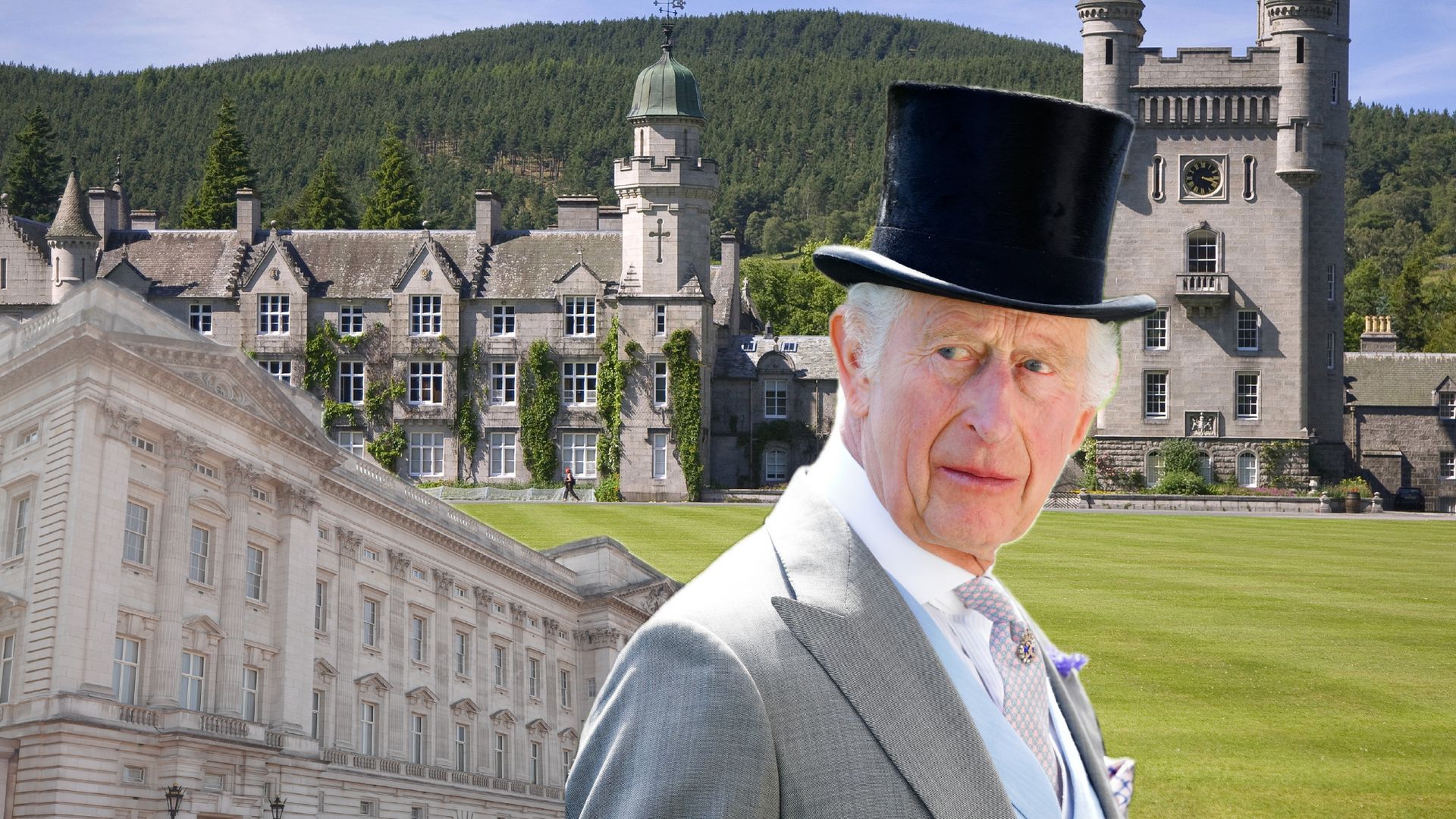 charles in front of royal residences 