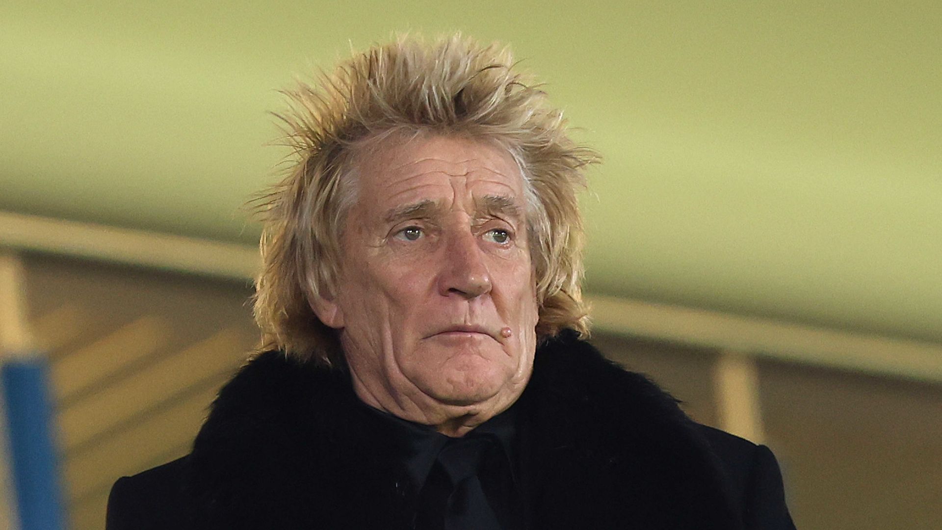 rod stewart watching football