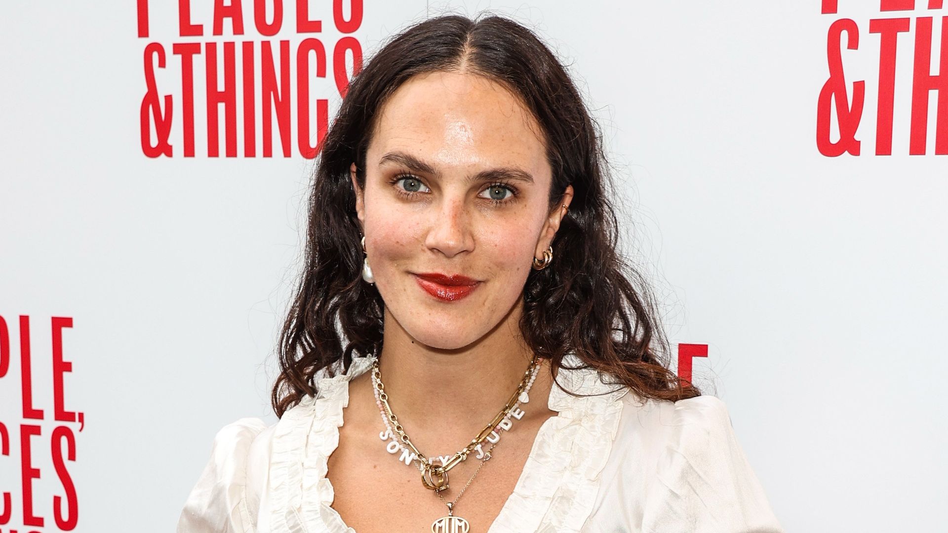 Jessica Brown Findlay seen attending the press night for 'People, Places & Things' at the Trafalgar Studios in London