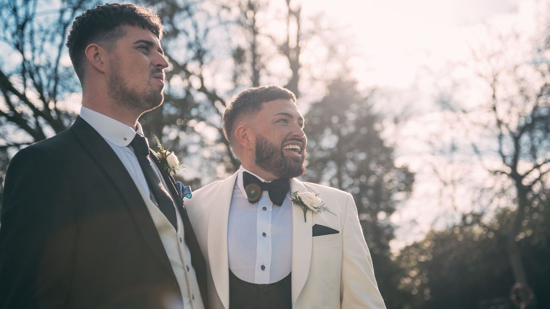 Mark and Sean on their wedding day on Married at First Sight UK