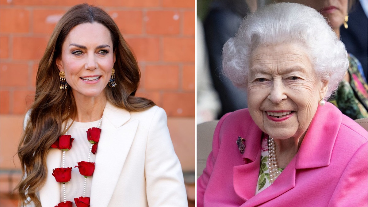 Princess Kate copies Queen Elizabeth's 80s flower crown in unearthed photo