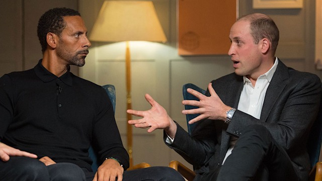 rio ferdinand prince william talking