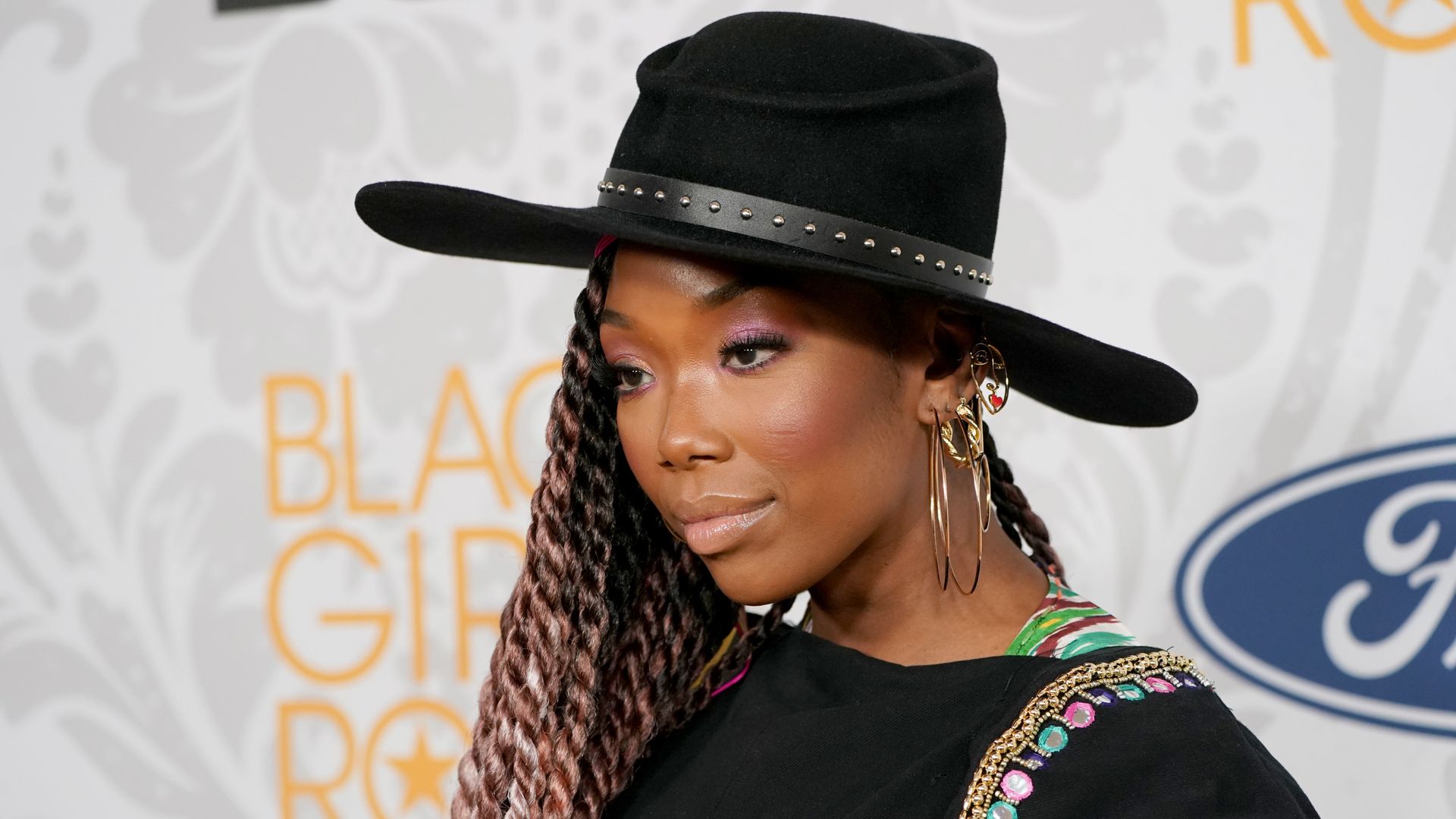 Brandy attends Black Girls Rock 2019 Hosted By Niecy Nash at NJPAC on August 25, 2019 in Newark, New Jersey