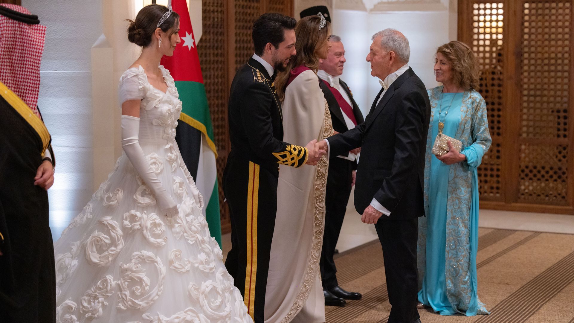 Princess Rajwa of Jordan stuns in unexpected second wedding dress we